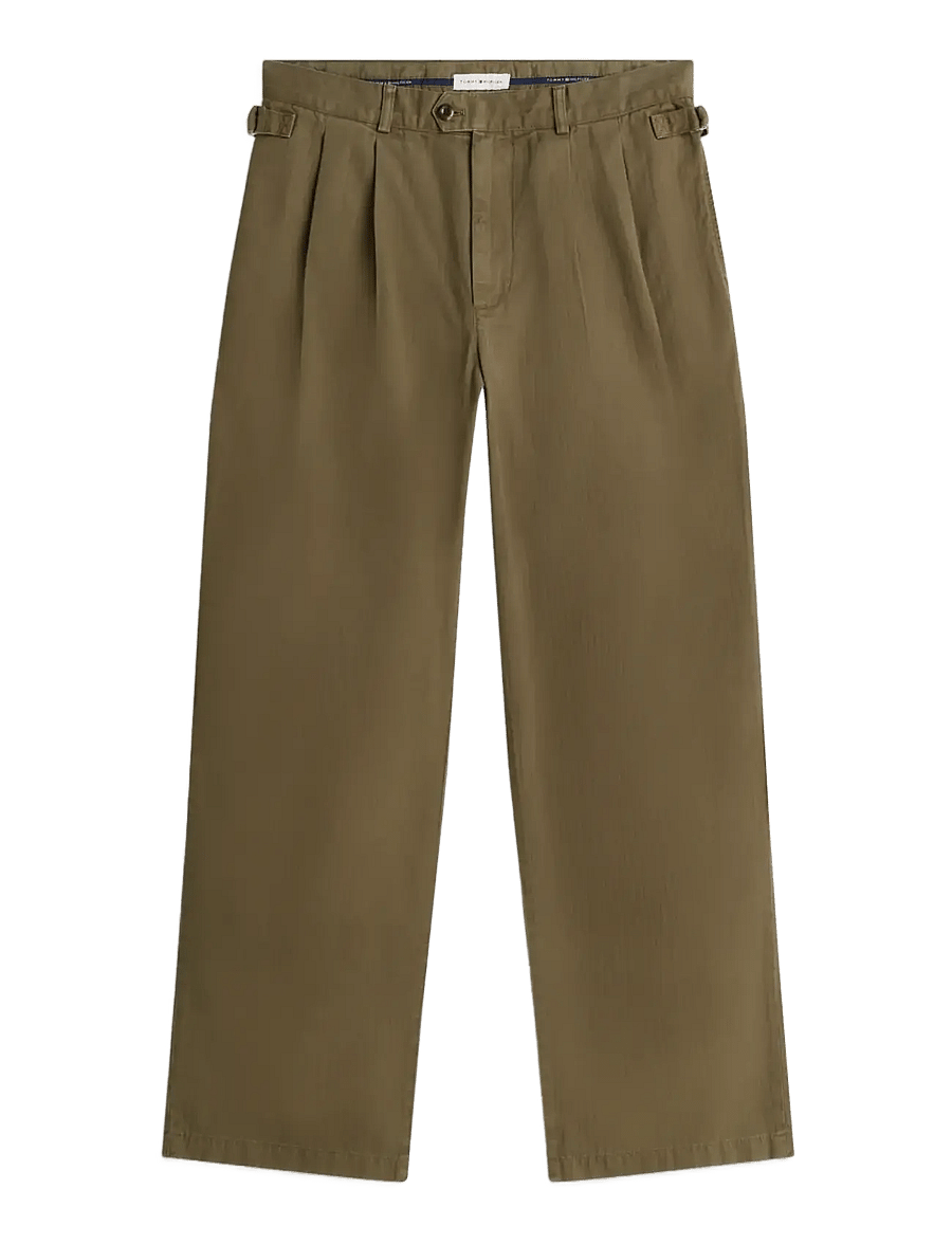 Tommy Hilfiger - RIVER SURPLUS HERRINGBONE GMD - casual bukser - platinum olive - 1