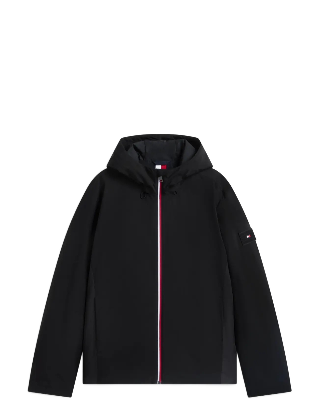 Tommy Hilfiger - LIGHTWEIGHT PADDED HOOD JACKET - vinterjakker - black - 1