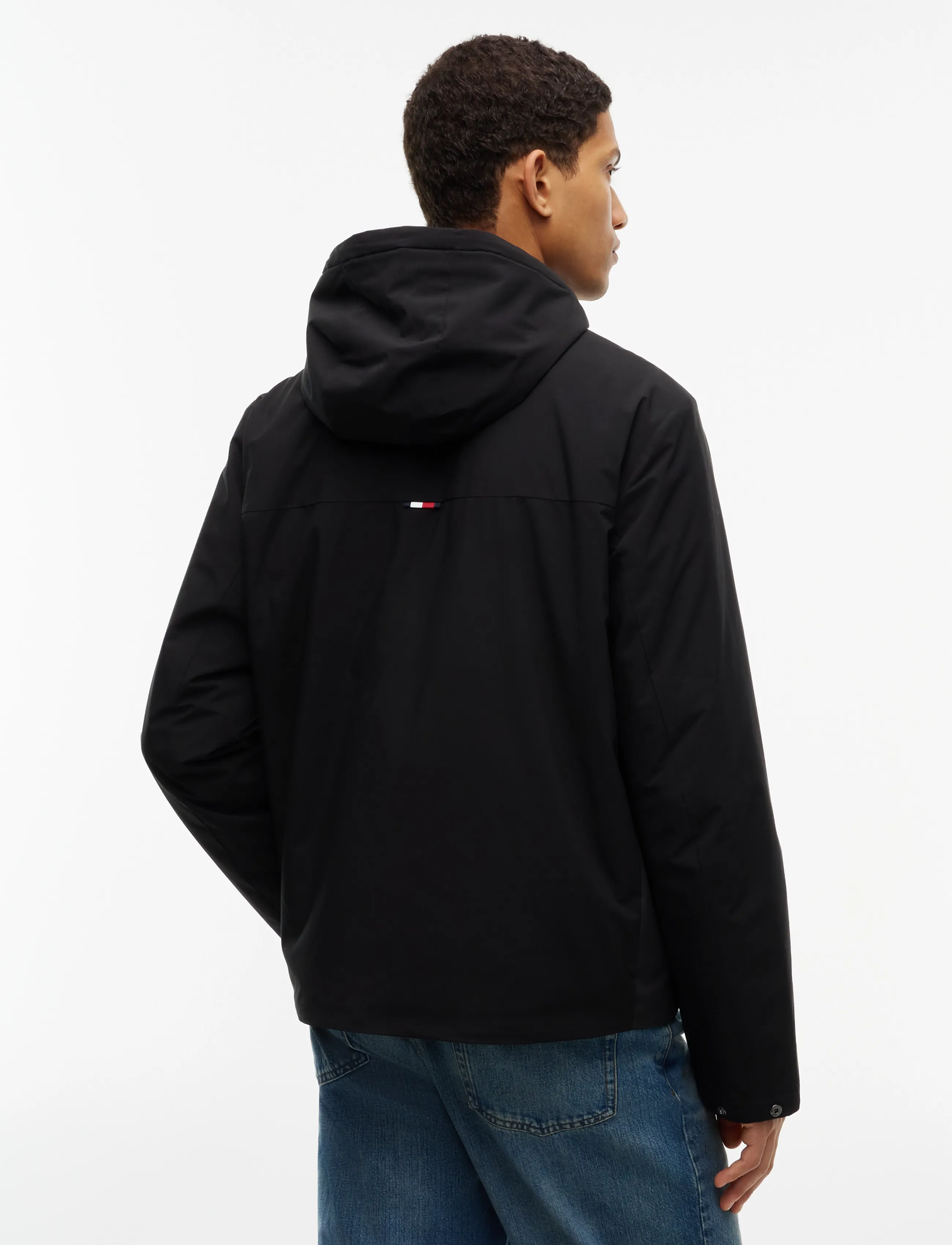 Tommy Hilfiger - LIGHTWEIGHT PADDED HOOD JACKET - vinterjakker - black - 2