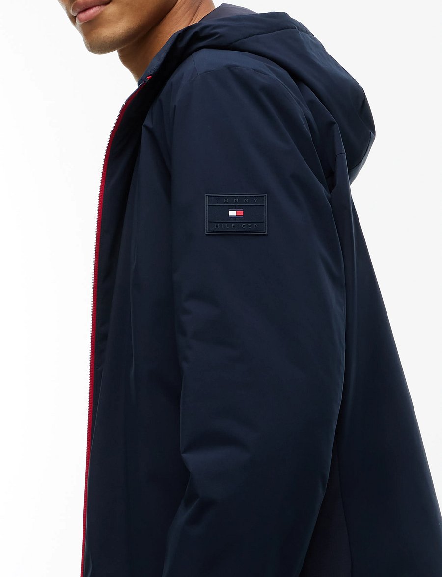 Tommy Hilfiger - LIGHTWEIGHT PADDED HOOD JACKET - vinterjackor - navy blue - 3