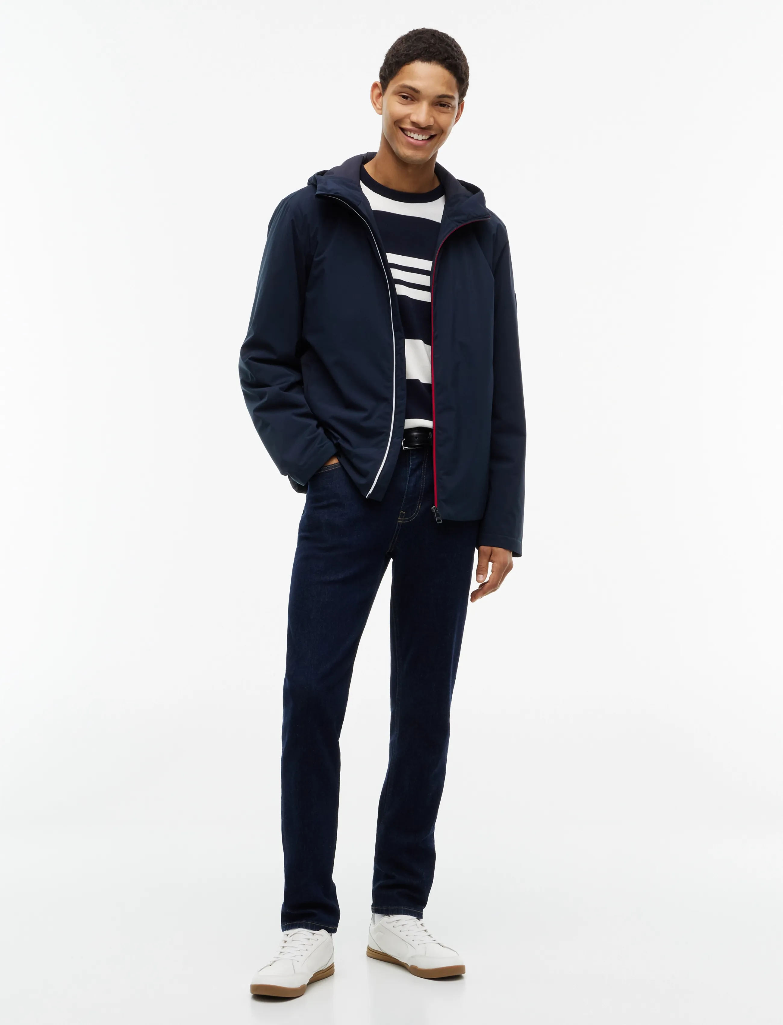 Tommy Hilfiger - LIGHTWEIGHT PADDED HOOD JACKET - vinterjackor - navy blue - 4
