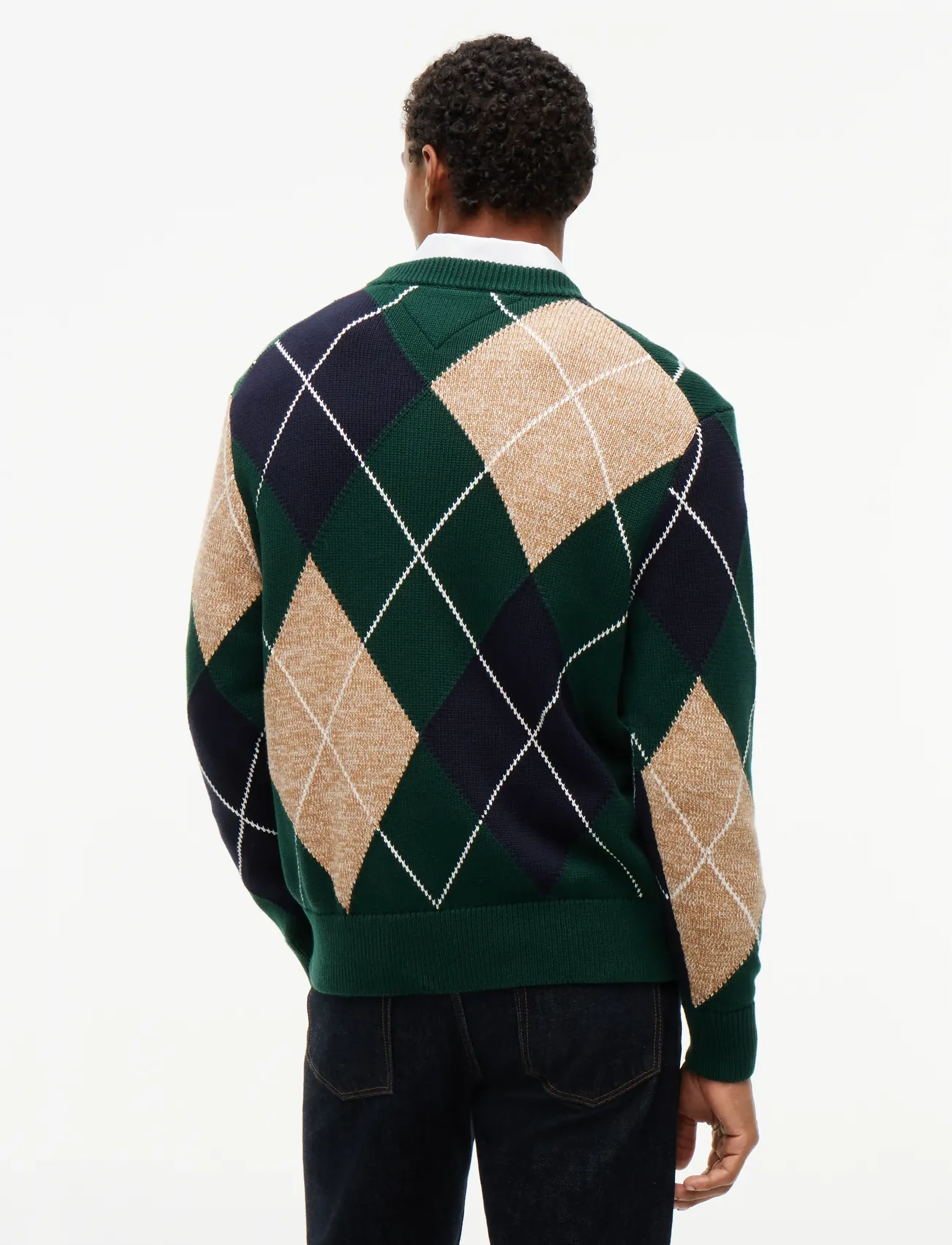 Tommy Hilfiger - ARGYLE CREW NECK SWEATER - rund hals - nocturnal green multi - 2