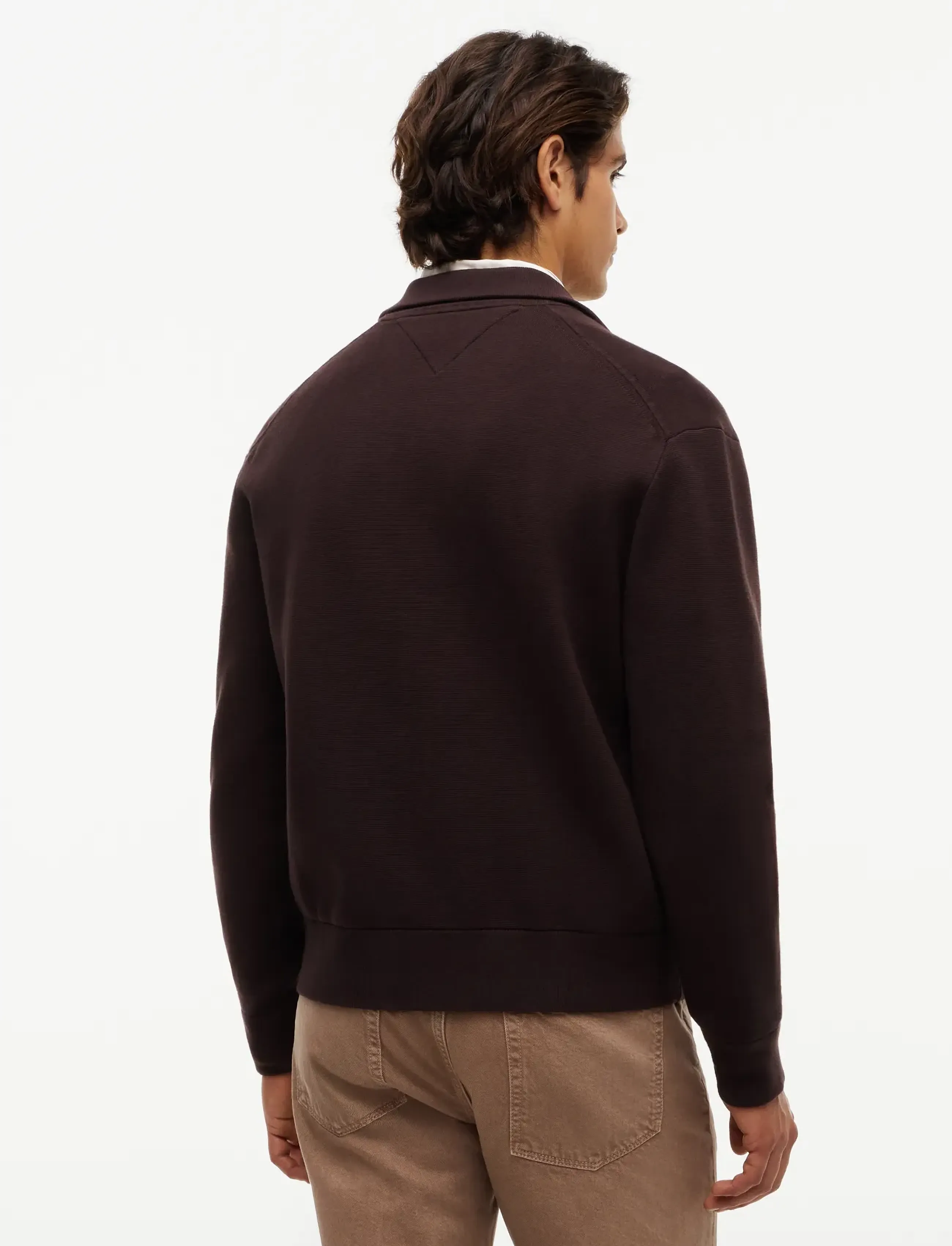 Tommy Hilfiger - FULL MILANO ZIP THROUGH JACKET - chocolate - 2