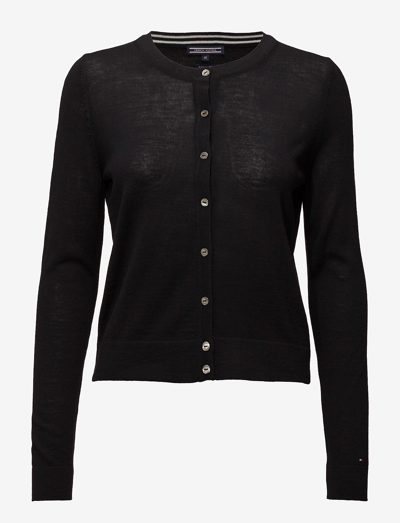 Tommy Hilfiger - GUVERA C-NK CARDI - masters black - 3