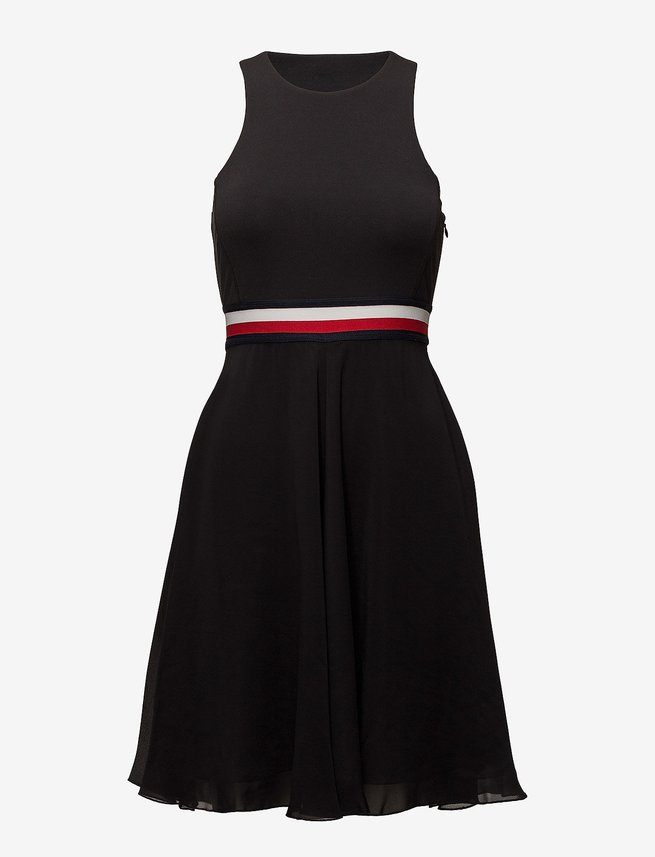 Tommy Hilfiger - GIGI HADID SILK RACER BACK DRESS NS - black beauty - 0