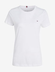 Tommy Hilfiger - HERITAGE CREW NECK TEE - t-shirts - classic white - 1