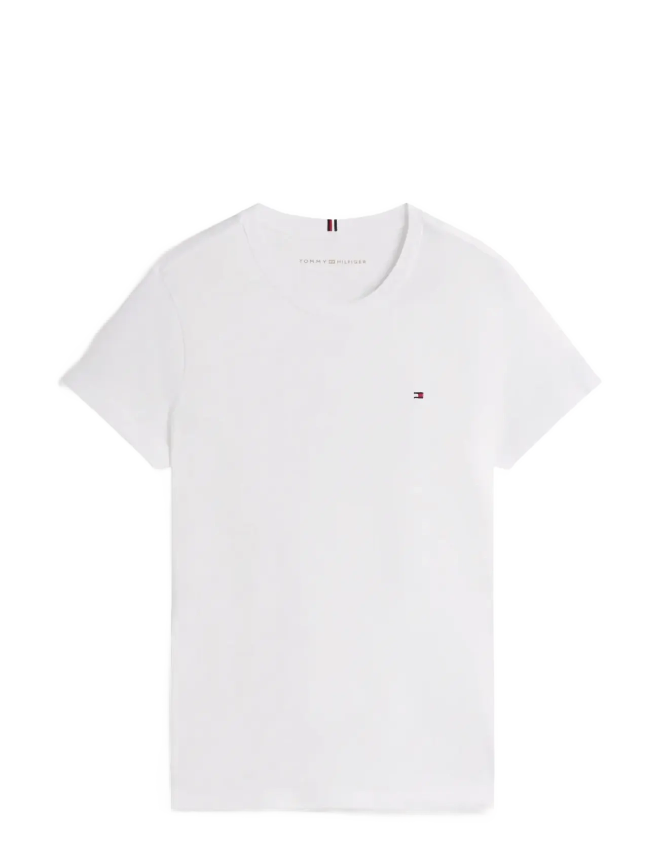 Tommy Hilfiger HERITAGE CREW NECK TEE - Kampagne - CLASSIC WHITE / white