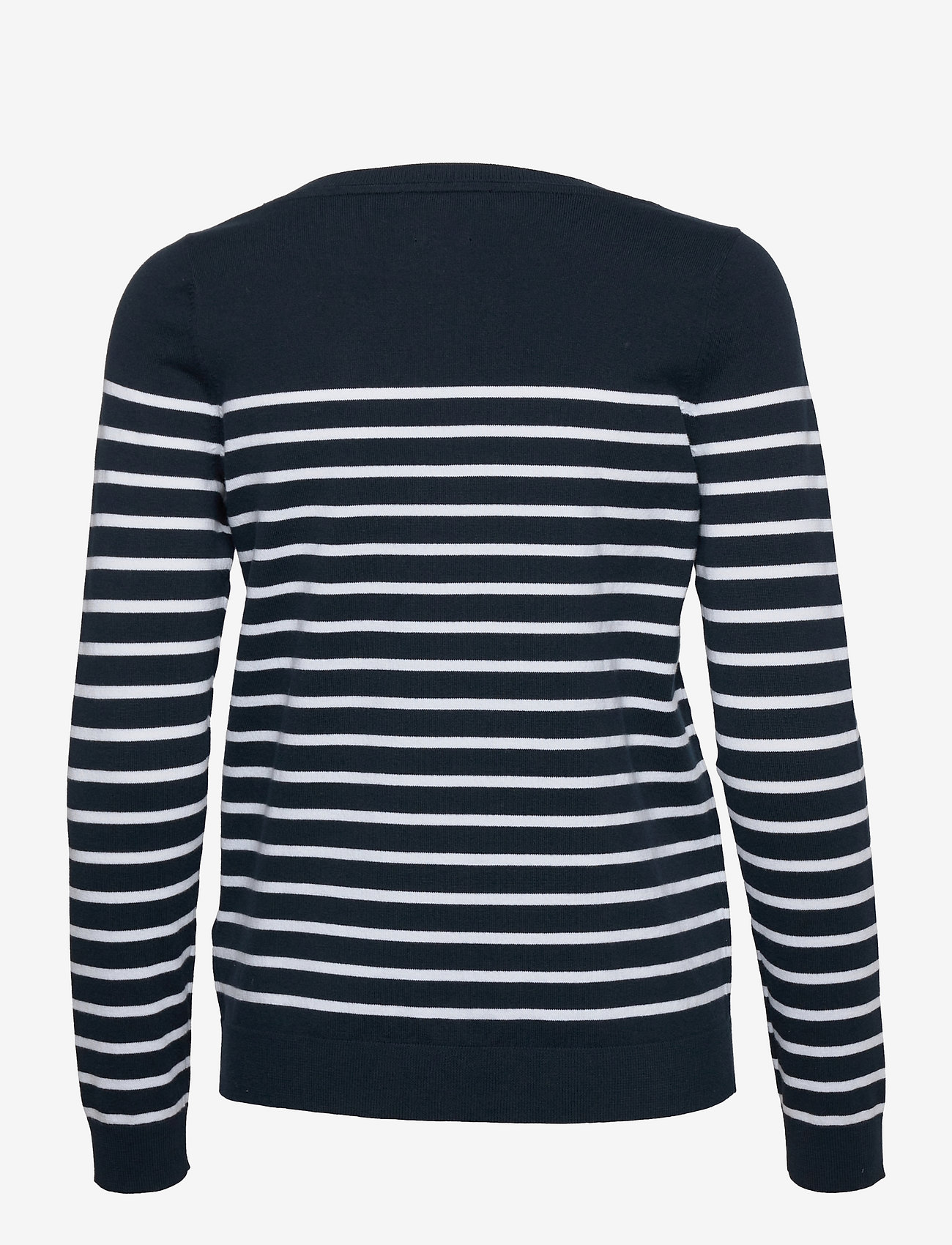 Tommy Hilfiger - HERITAGE BOAT NECK SWEATER - neulepuserot - midnight / classic .white - 1