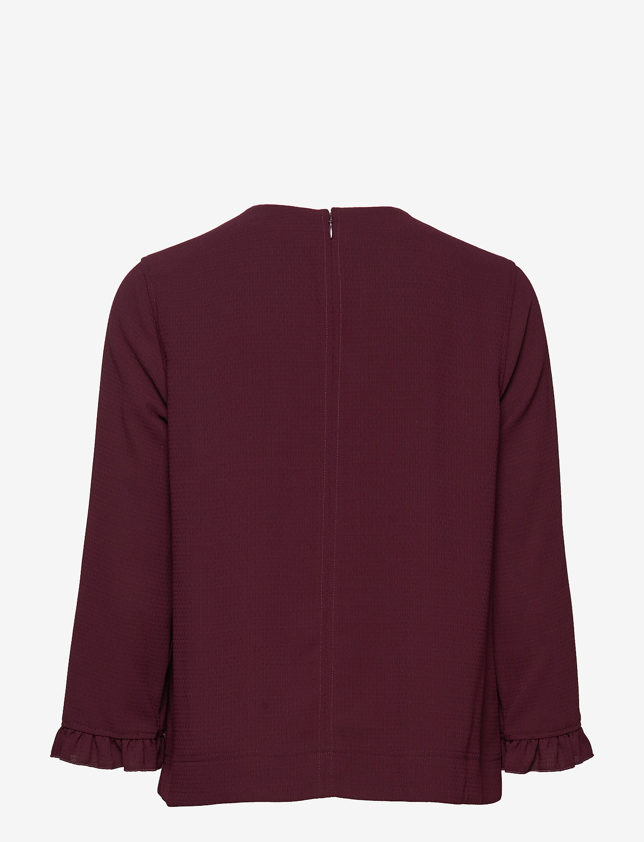 Tommy Hilfiger - MEG TOP 3/4 SLV - plum - 1