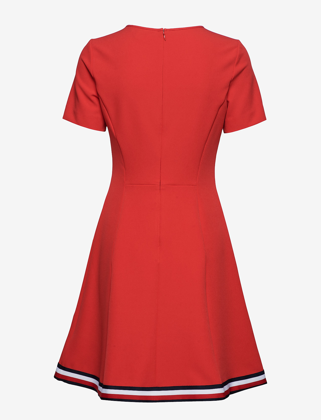 Tommy Hilfiger - ANGELA GLOBAL STP DRESS SS SLV - true red - 1