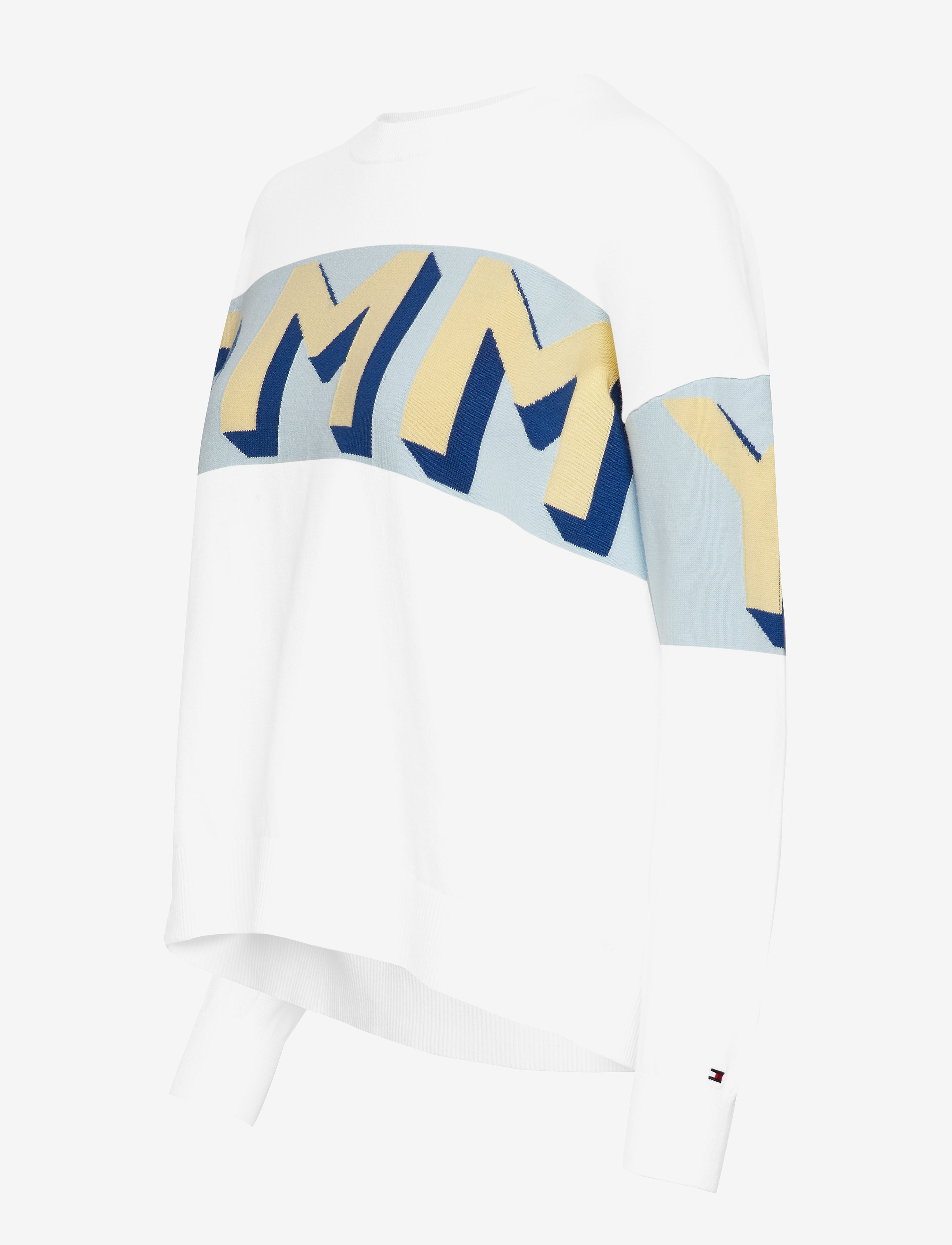 Tommy Hilfiger - LENAH C-NK SWTR - snow white / omphalodes - 2
