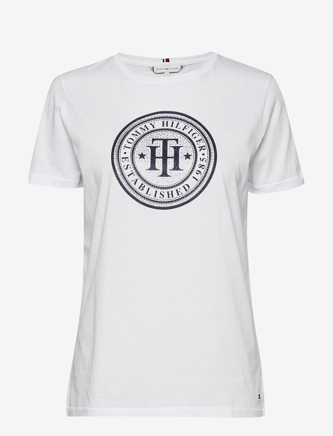 Tommy Hilfiger - VERA C-NK TEE SS - classic white - 0