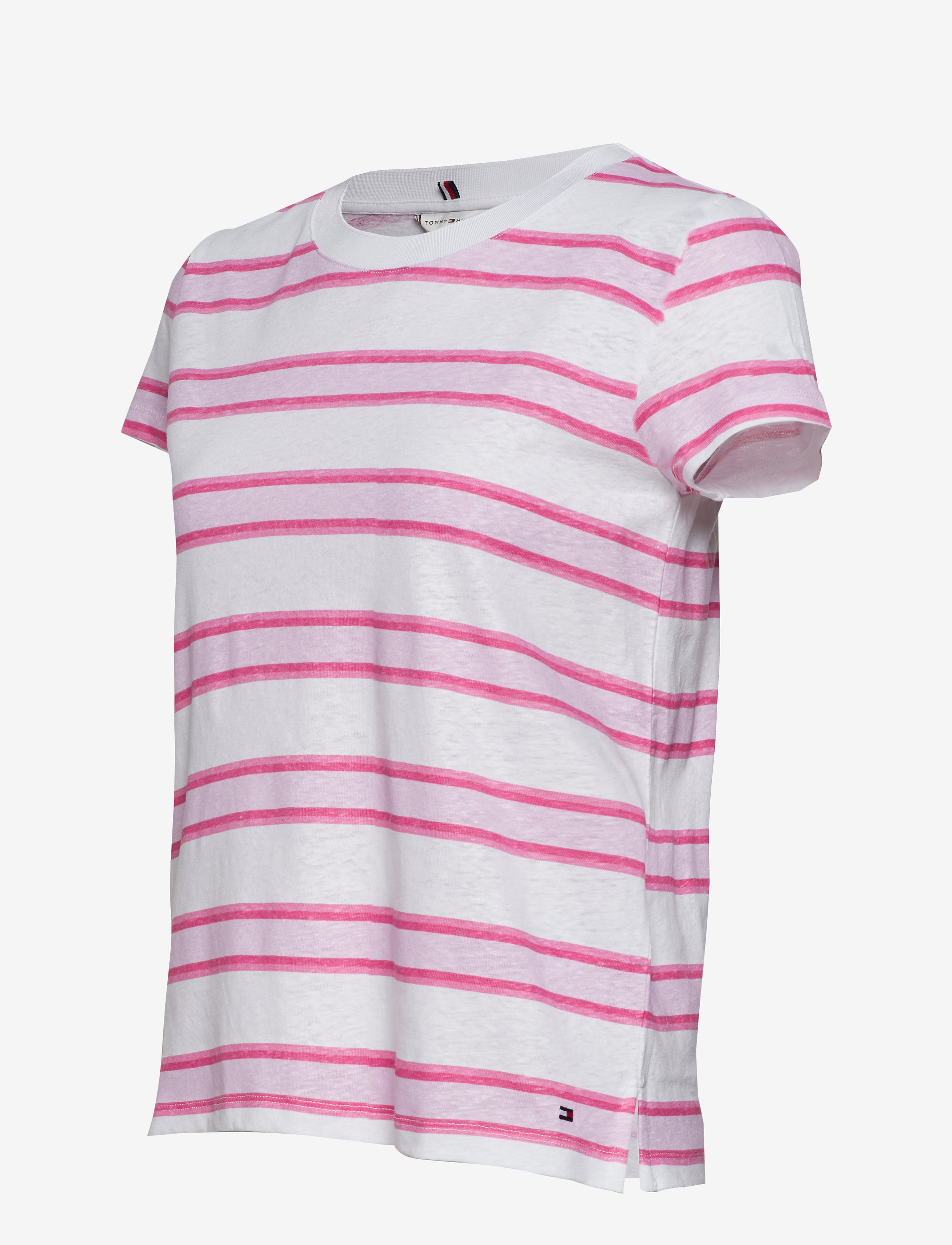 Tommy Hilfiger - ELLEN ROUND-NK CAP SLV - gradient stp / pink lavender - 2