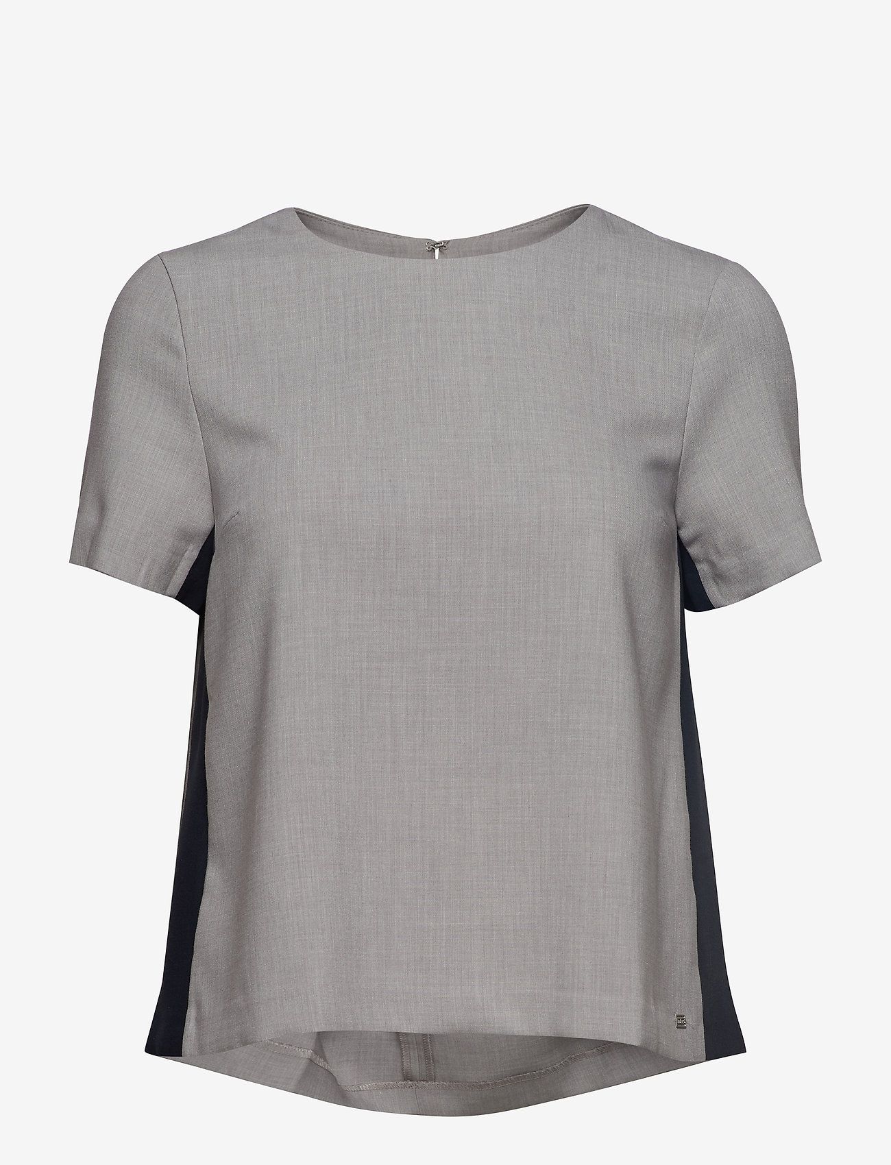 Tommy Hilfiger - ANITA TOP SS - light grey htr - 0