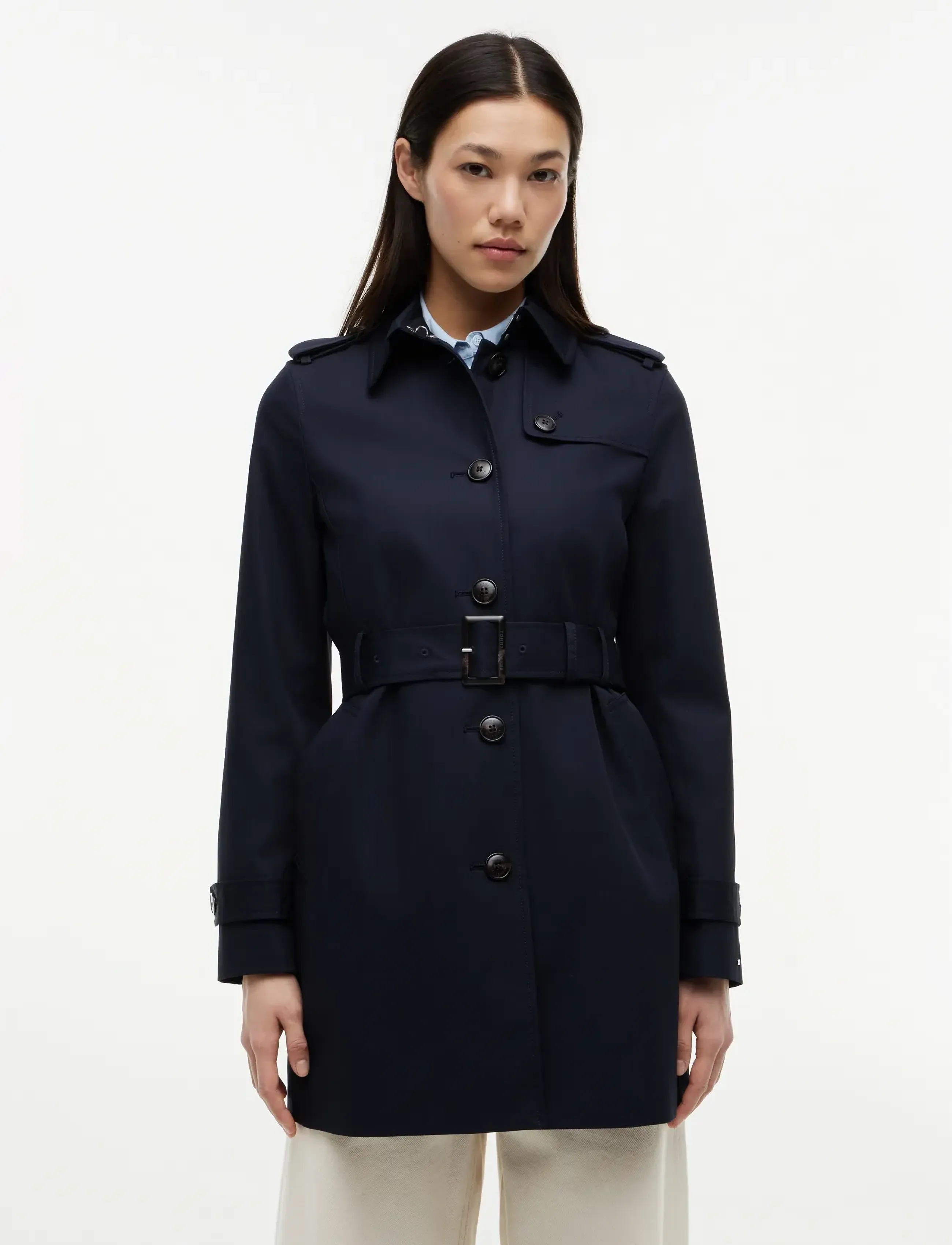 Tommy Hilfiger - HERITAGE SINGLE BREASTED TRENCH - vihmamantlid - midnight - 3