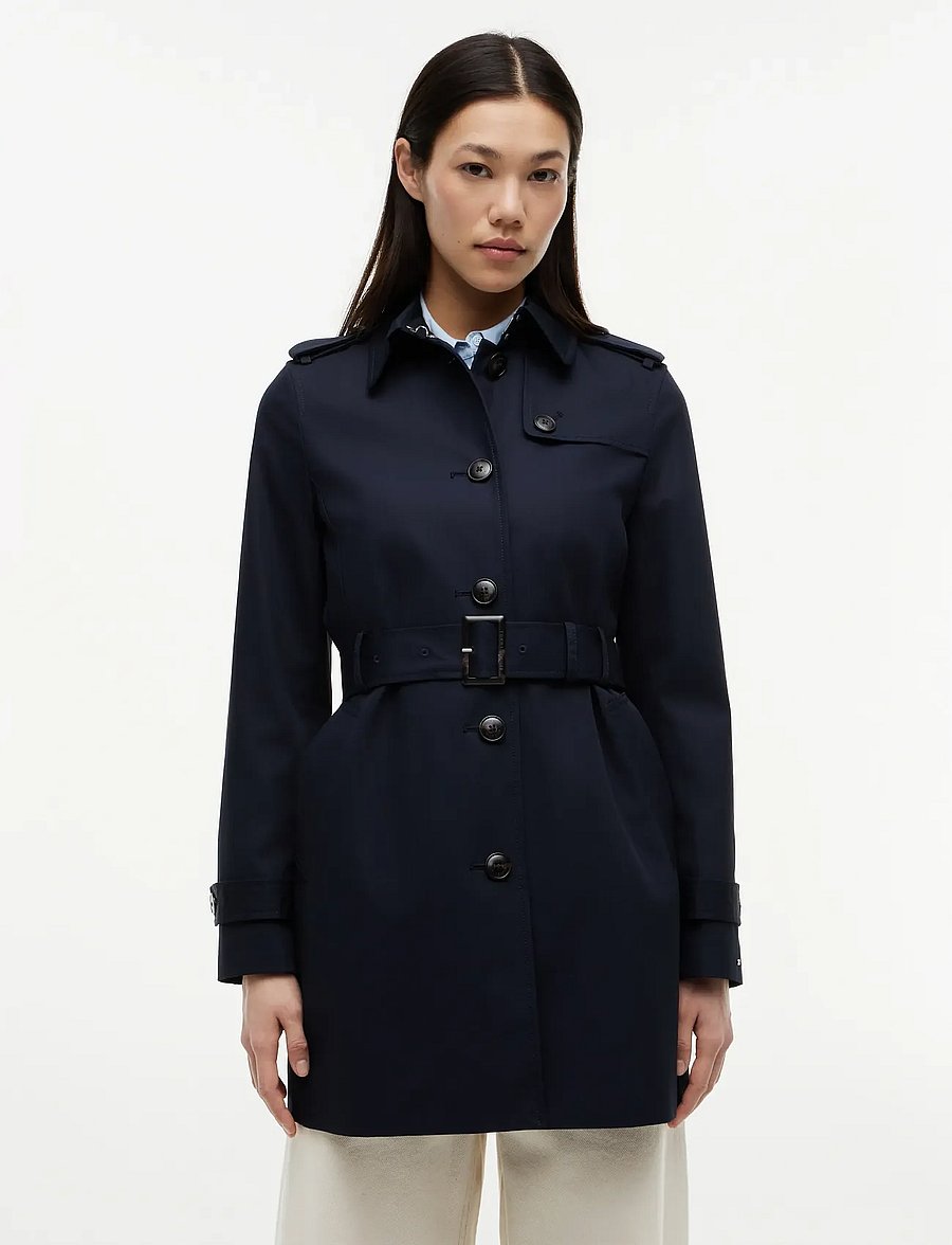 Tommy Hilfiger - HERITAGE SINGLE BREASTED TRENCH - trenchcoats - midnight - 3