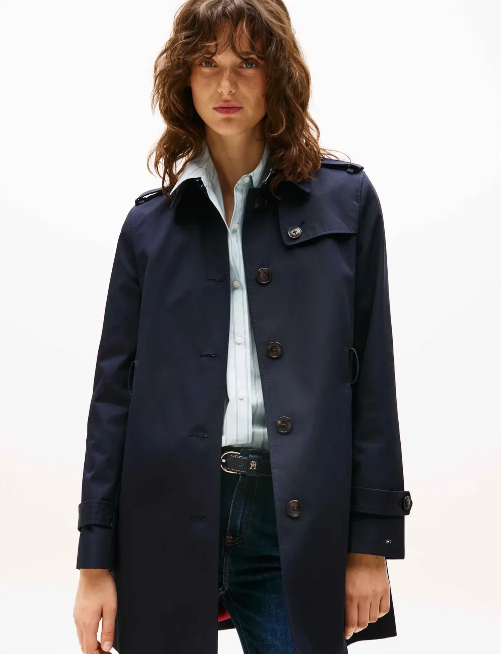 Tommy Hilfiger - HERITAGE SINGLE BREASTED TRENCH - vihmamantlid - midnight - 4
