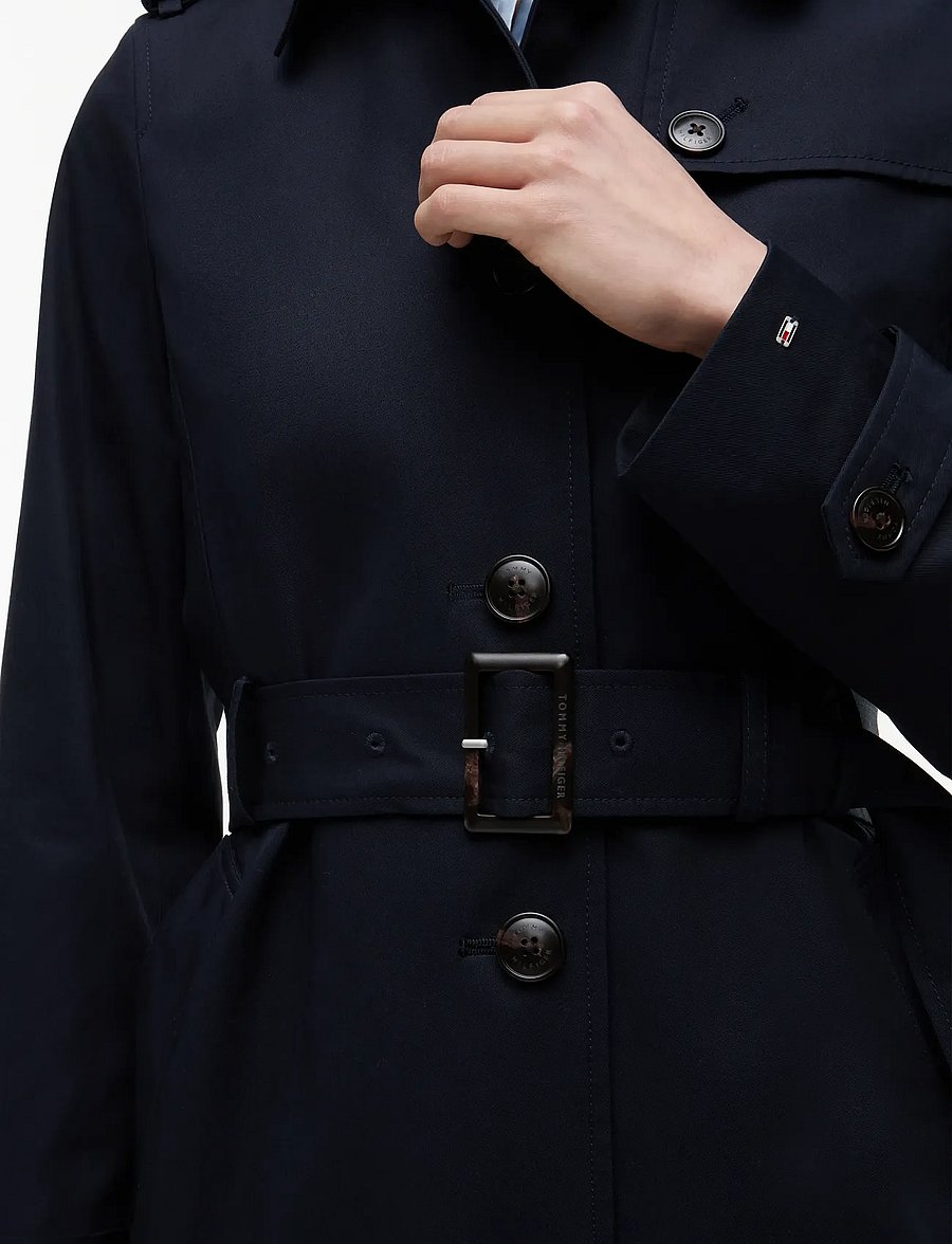 Tommy Hilfiger - HERITAGE SINGLE BREASTED TRENCH - trenchcoats - midnight - 5