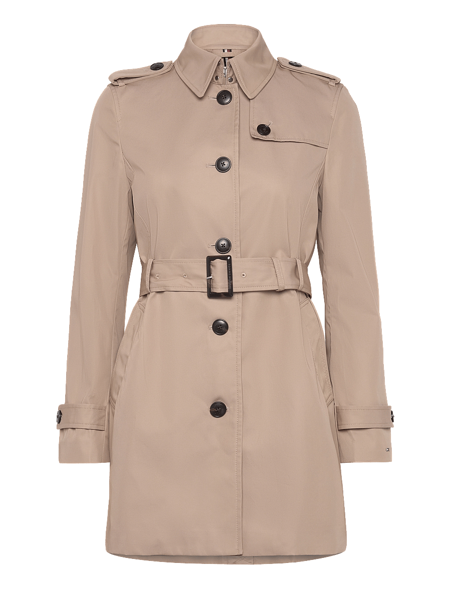 Tommy Hilfiger - HERITAGE SINGLE BREASTED TRENCH - trench coats - nos beige - 1