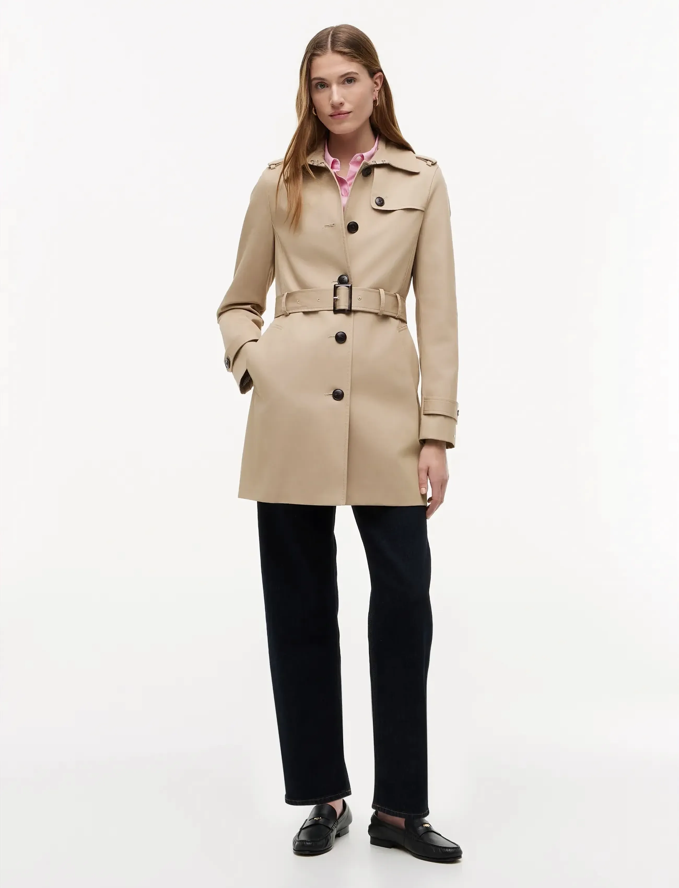 Tommy Hilfiger Heritage Single Breasted Trench, XS, Coats, Beige - Trench Frauen