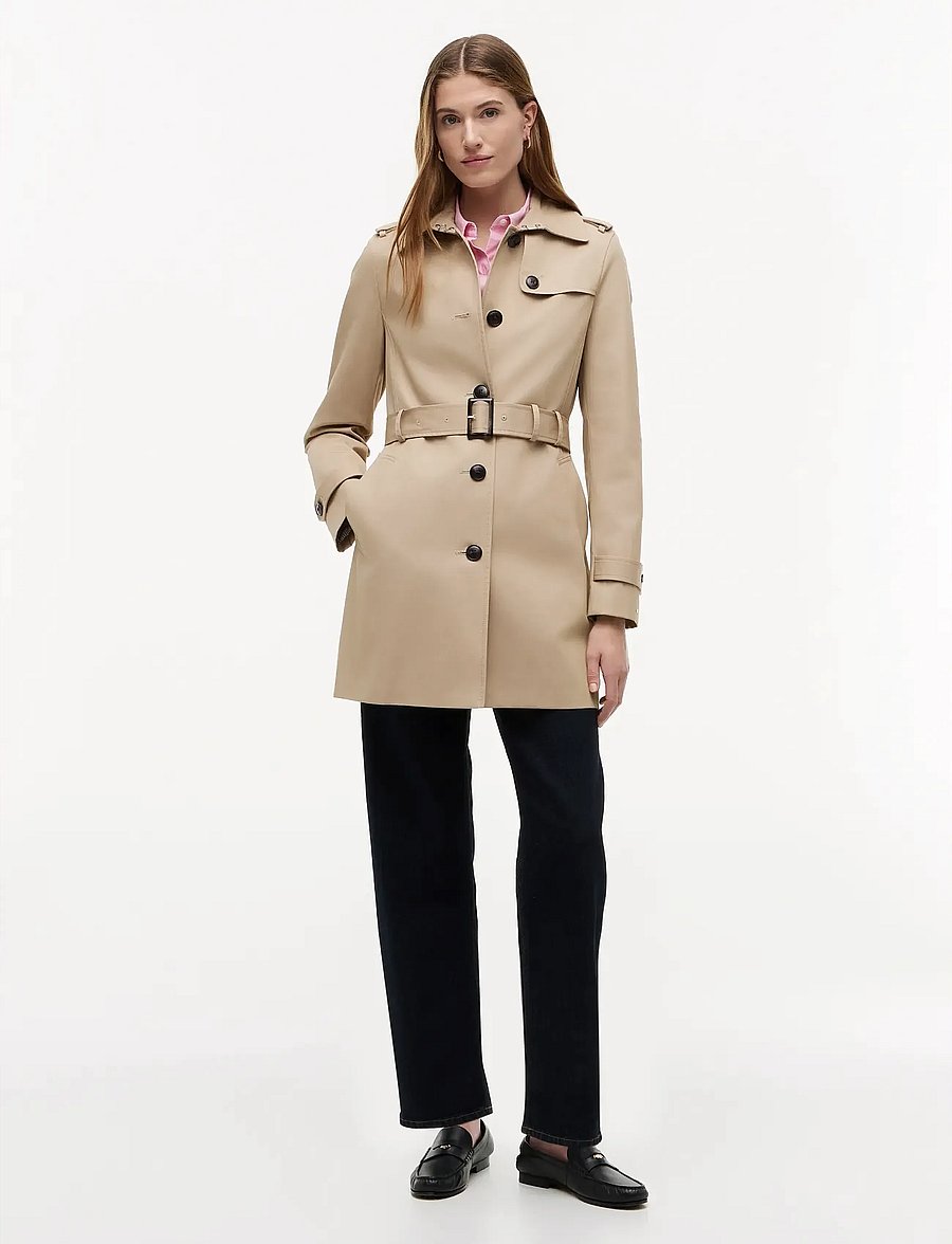 Tommy Hilfiger - HERITAGE SINGLE BREASTED TRENCH - trench coats - nos beige - 0