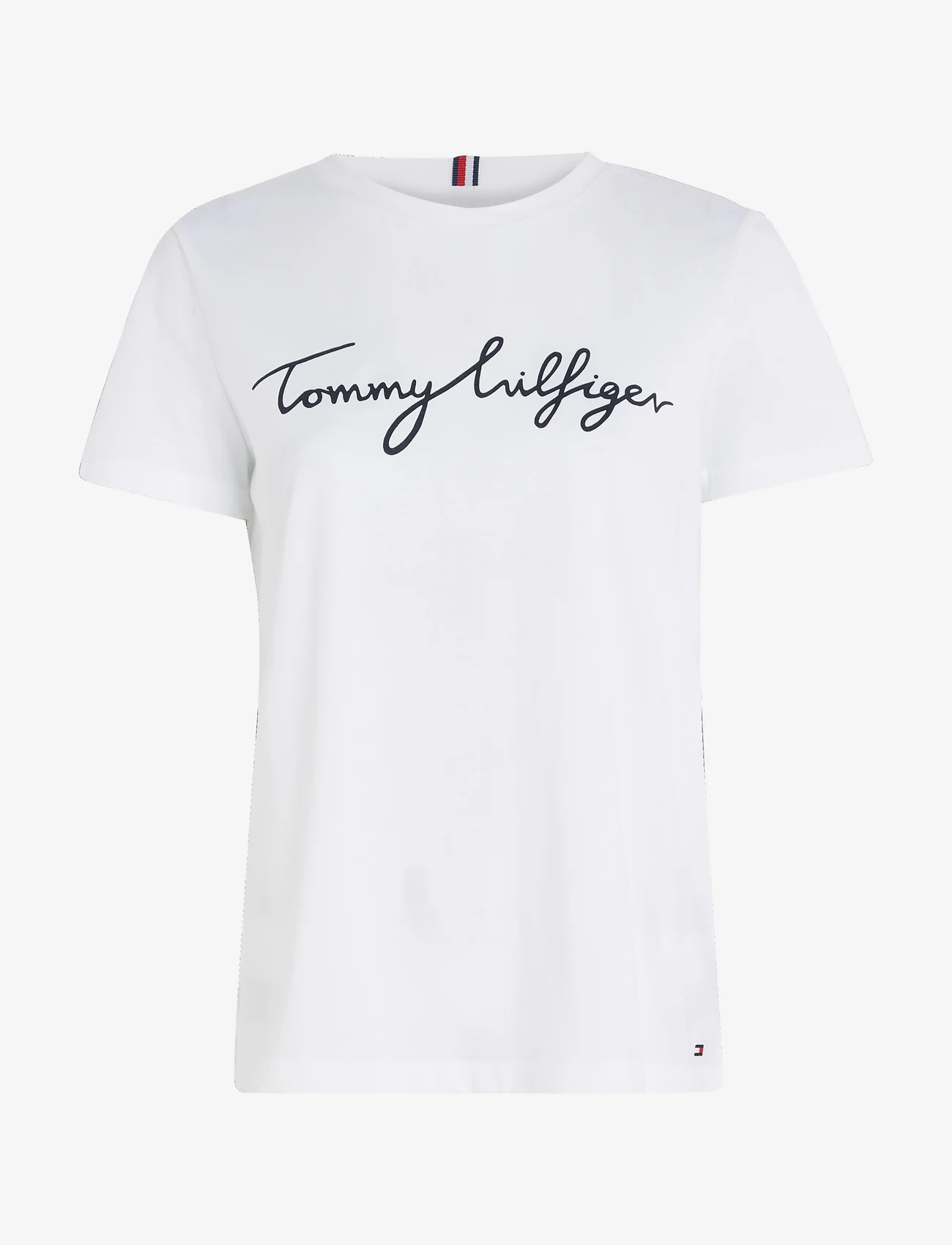 Tommy Hilfiger - HERITAGE CREW NECK GRAPHIC TEE - laveste priser - classic white - 0