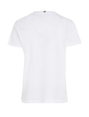 Tommy Hilfiger - HERITAGE CREW NECK GRAPHIC TEE - t-shirt & tops - classic white - 8