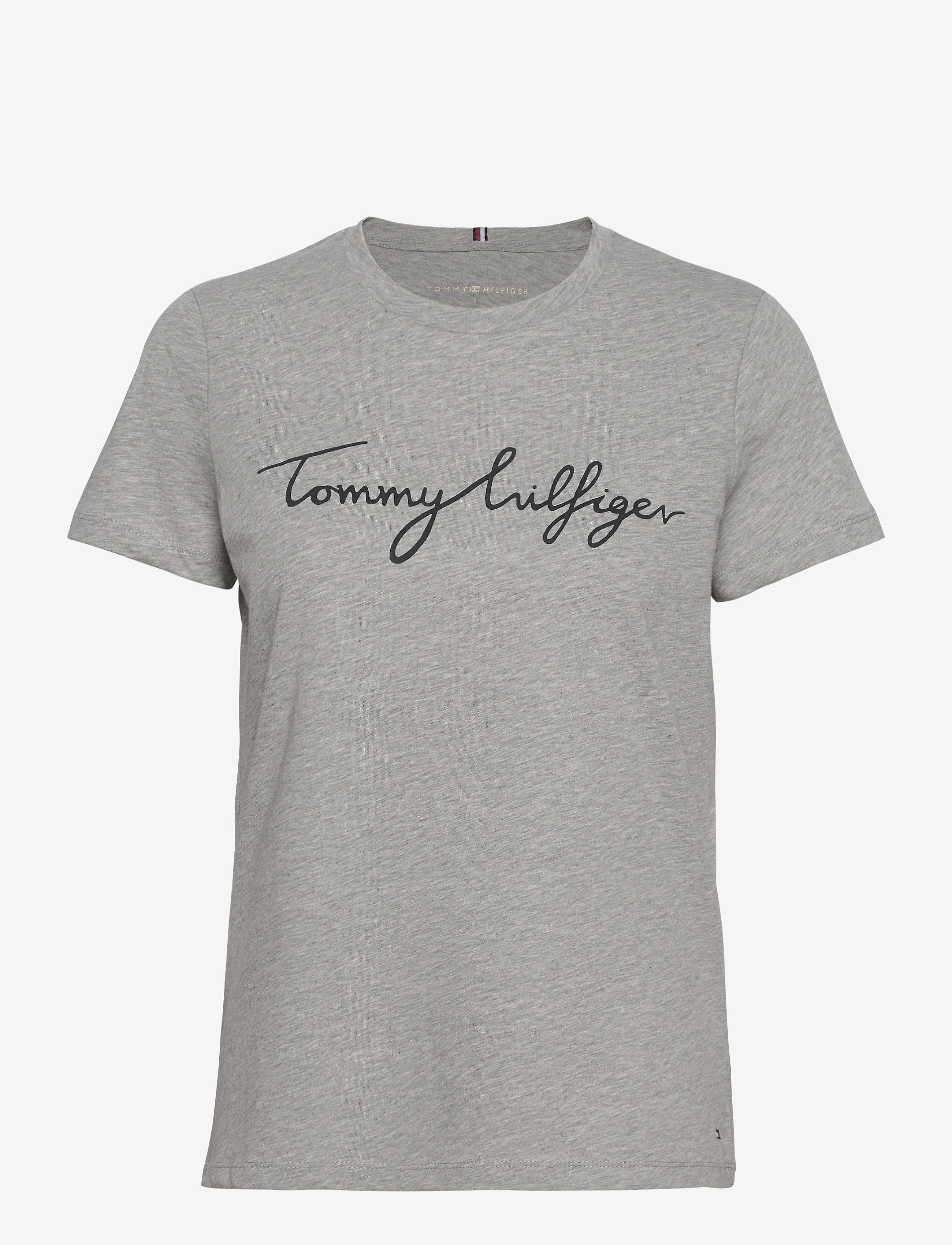 Tommy Hilfiger HERITAGE CREW NECK GRAPHIC TEE - T-särgid ja alussärgid - LIGHT GREY HTR / grey