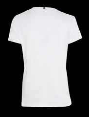 Tommy Hilfiger - HERITAGE V-NECK TEE - t-shirts - classic white - 7