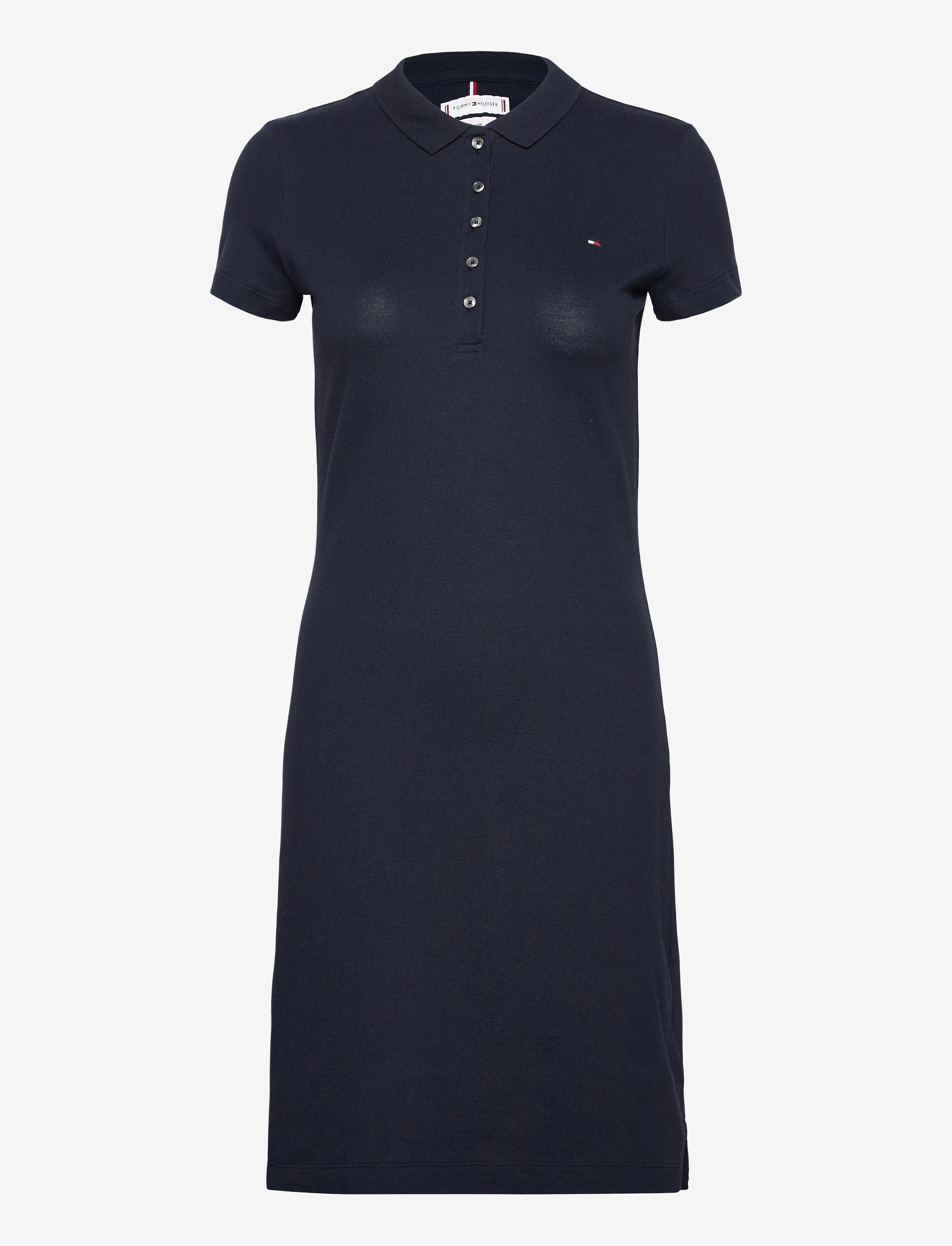 Tommy Hilfiger - HERITAGE SLIM POLO DRESS - midnight - 0