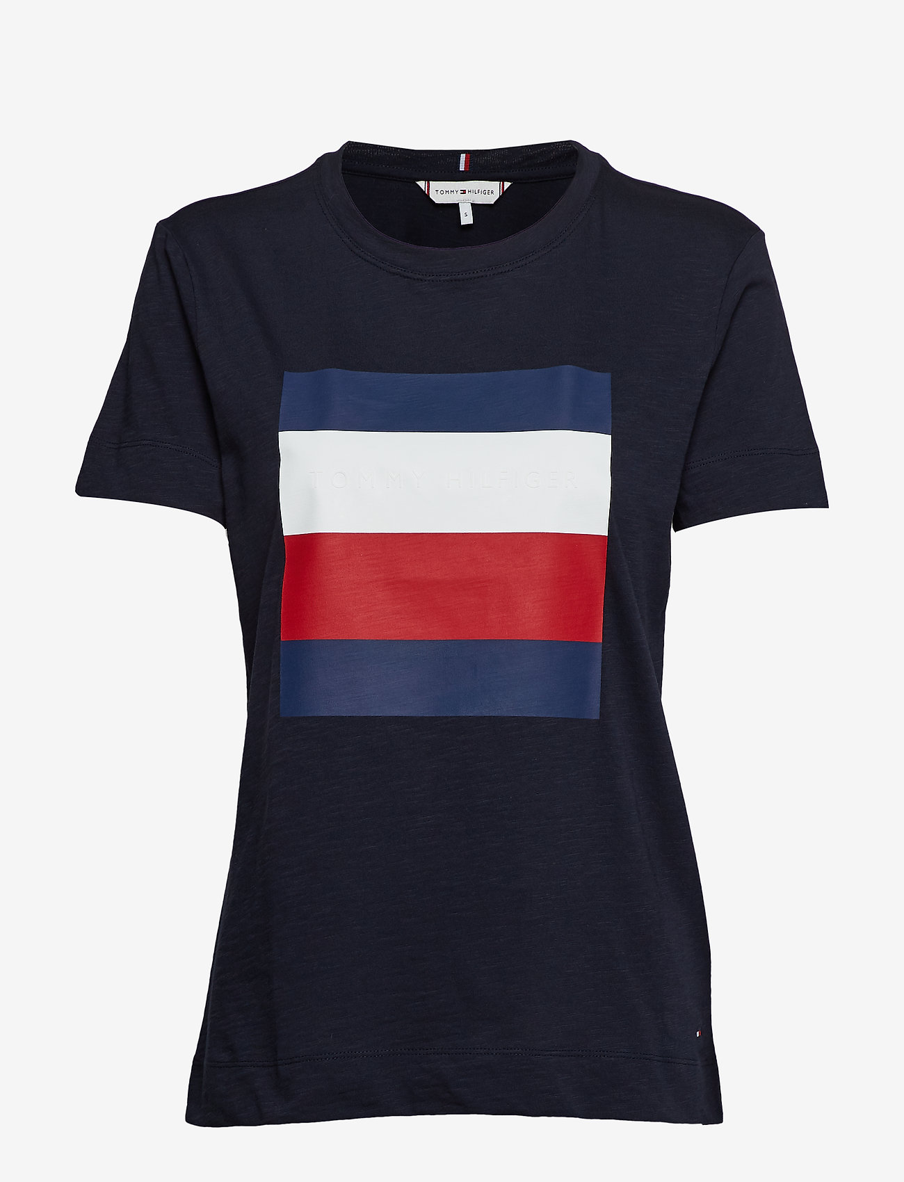 Tommy Hilfiger - CATHY C-NK TEE SS - sky captain - 0
