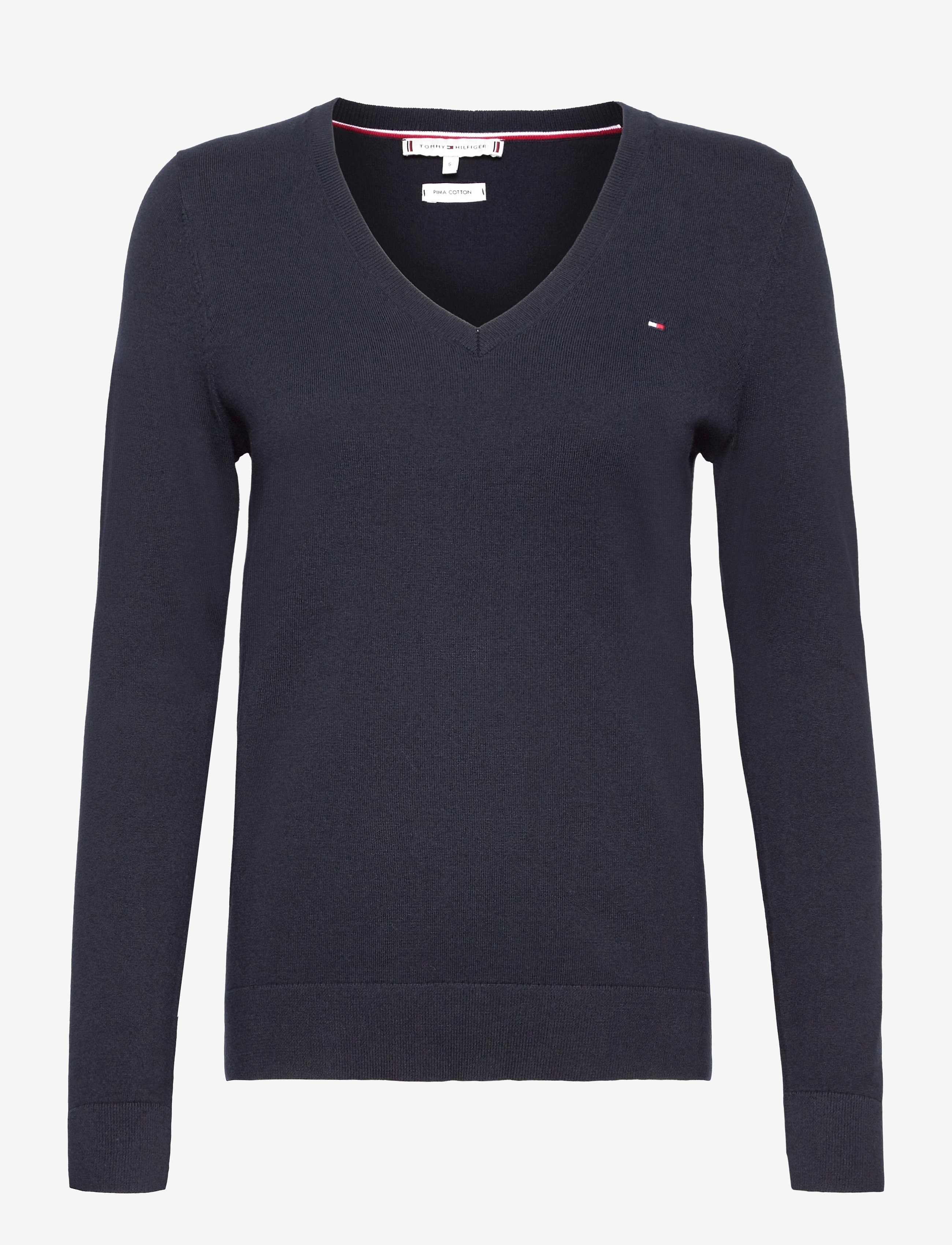 Tommy Hilfiger - HERITAGE V-NK SWEATER - midnight - 0
