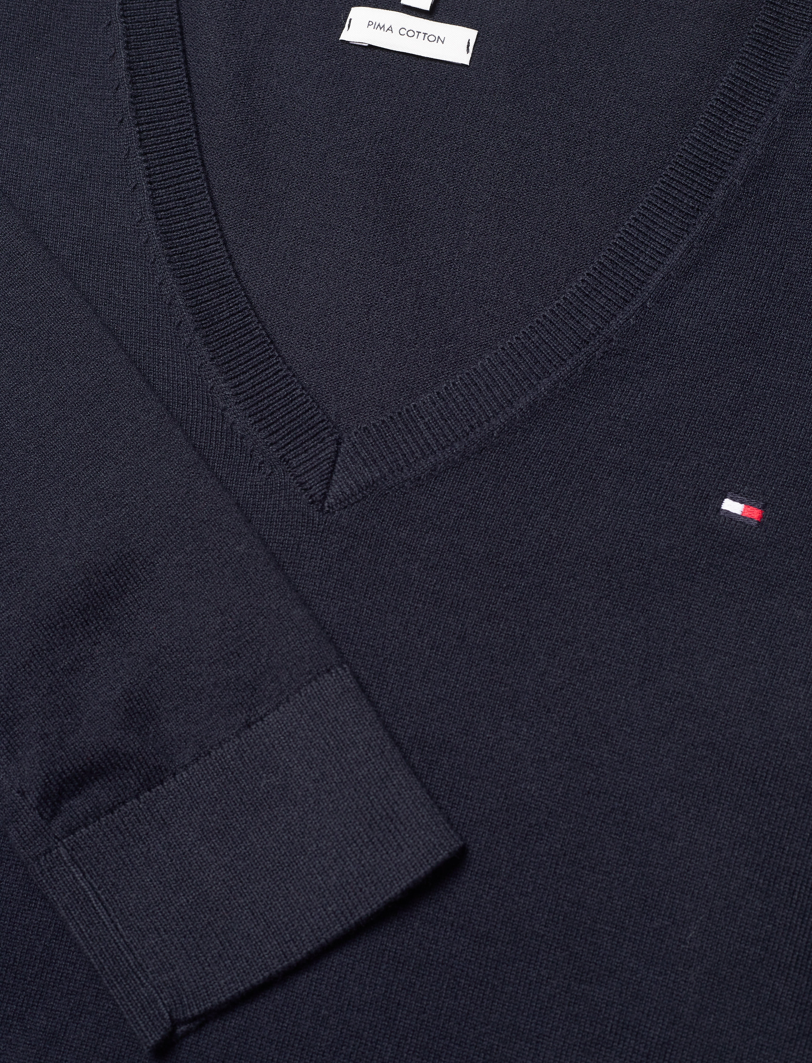 Tommy Hilfiger - HERITAGE V-NK SWEATER - midnight - 2