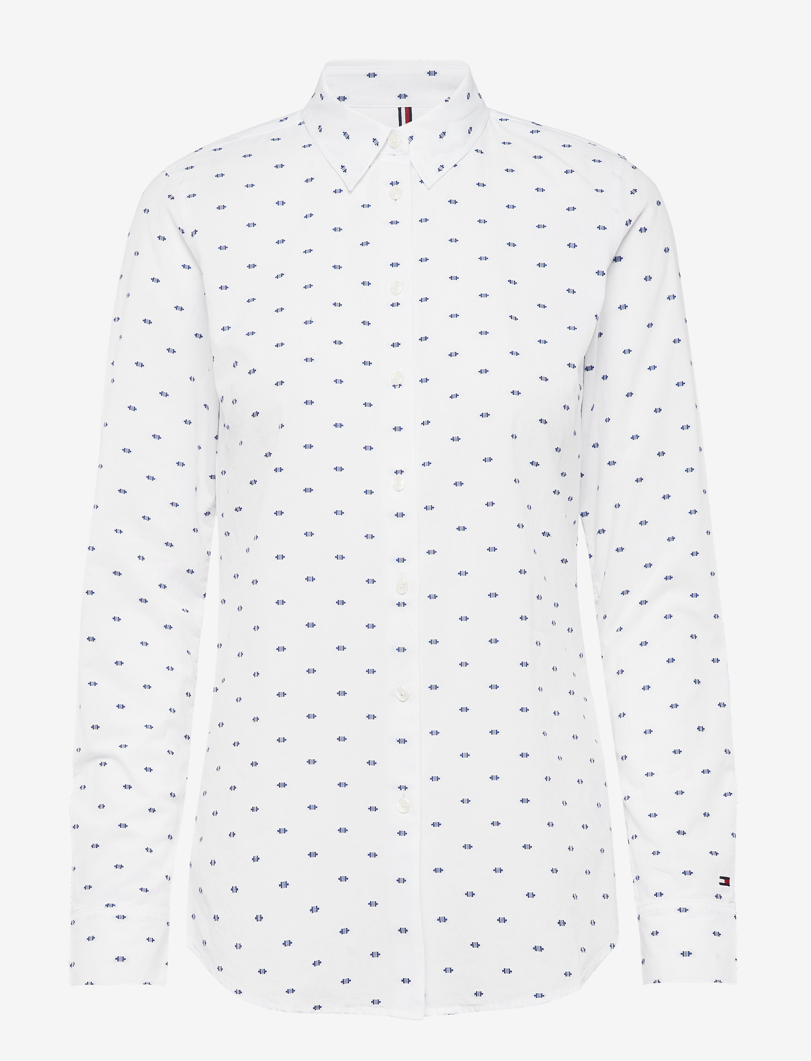 Tommy Hilfiger - FARLEY SHIRT LS W2 - t clip dot / medieval blue / w - 0