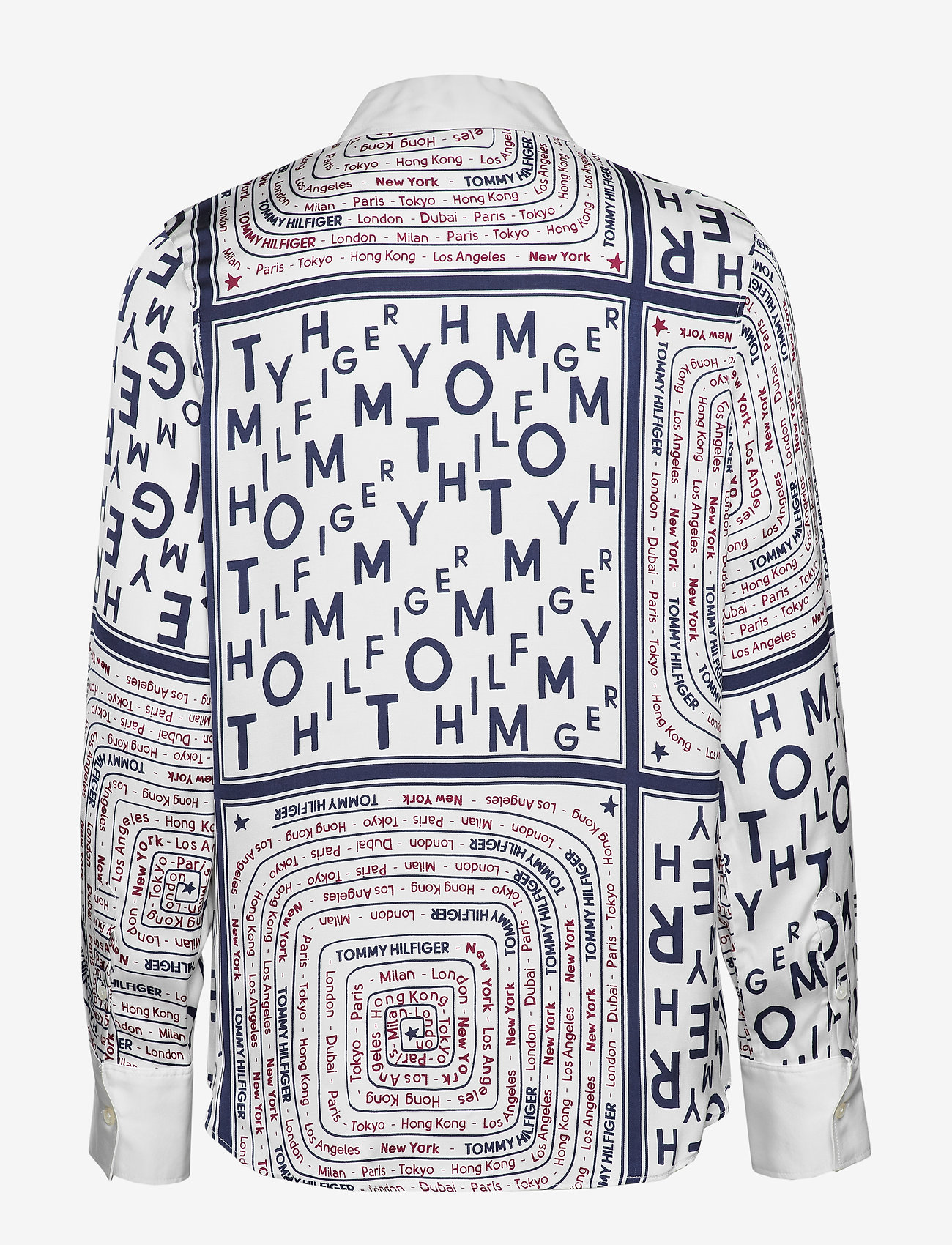 Tommy Hilfiger - FLORENCE BLOUSE LS - scarf prt sw / snow white - 1