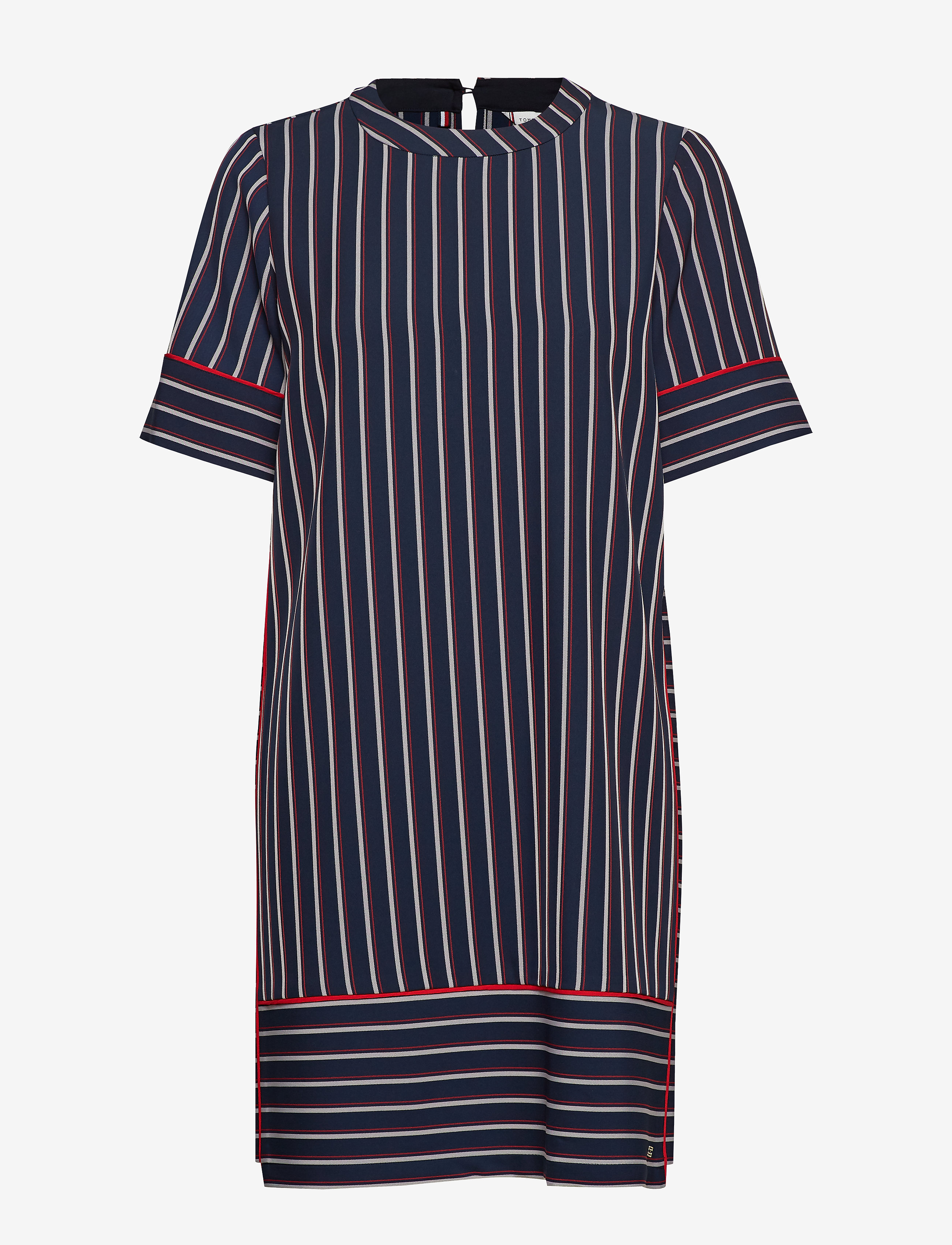 Tommy Hilfiger - HOKU DRESS SS - blazer stp / sky captain - 0