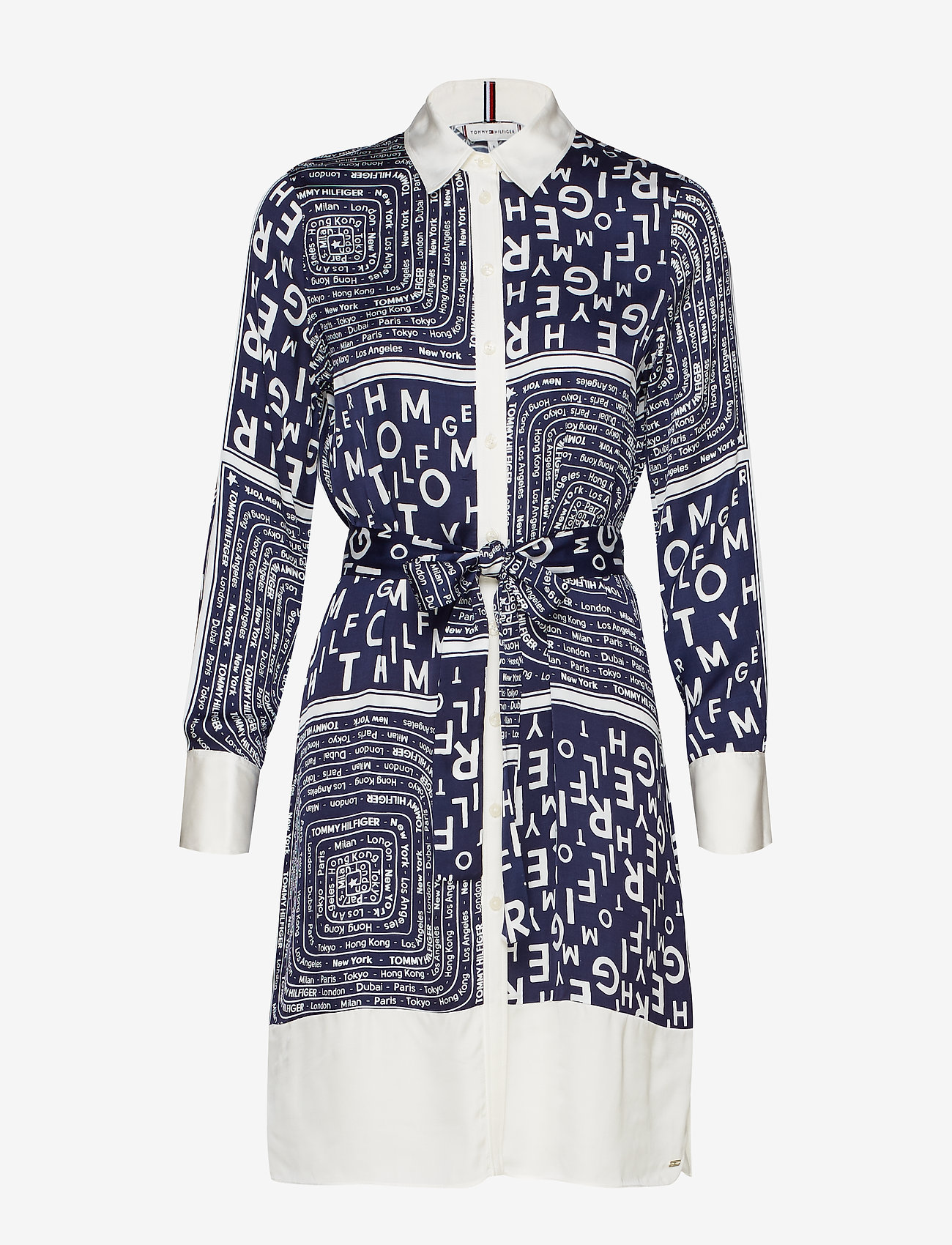 Tommy Hilfiger - FLORENCE SHIRT DRESS - scarf prt / medieval blue - 0