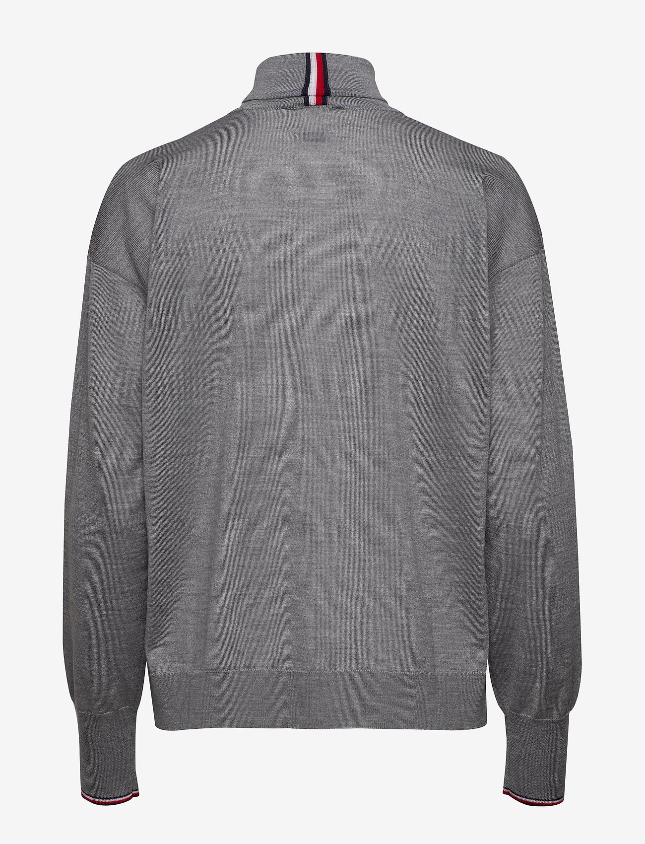 Tommy Hilfiger - TH ESSENTIAL ROLL-NK SWTR - medium grey heather - 1