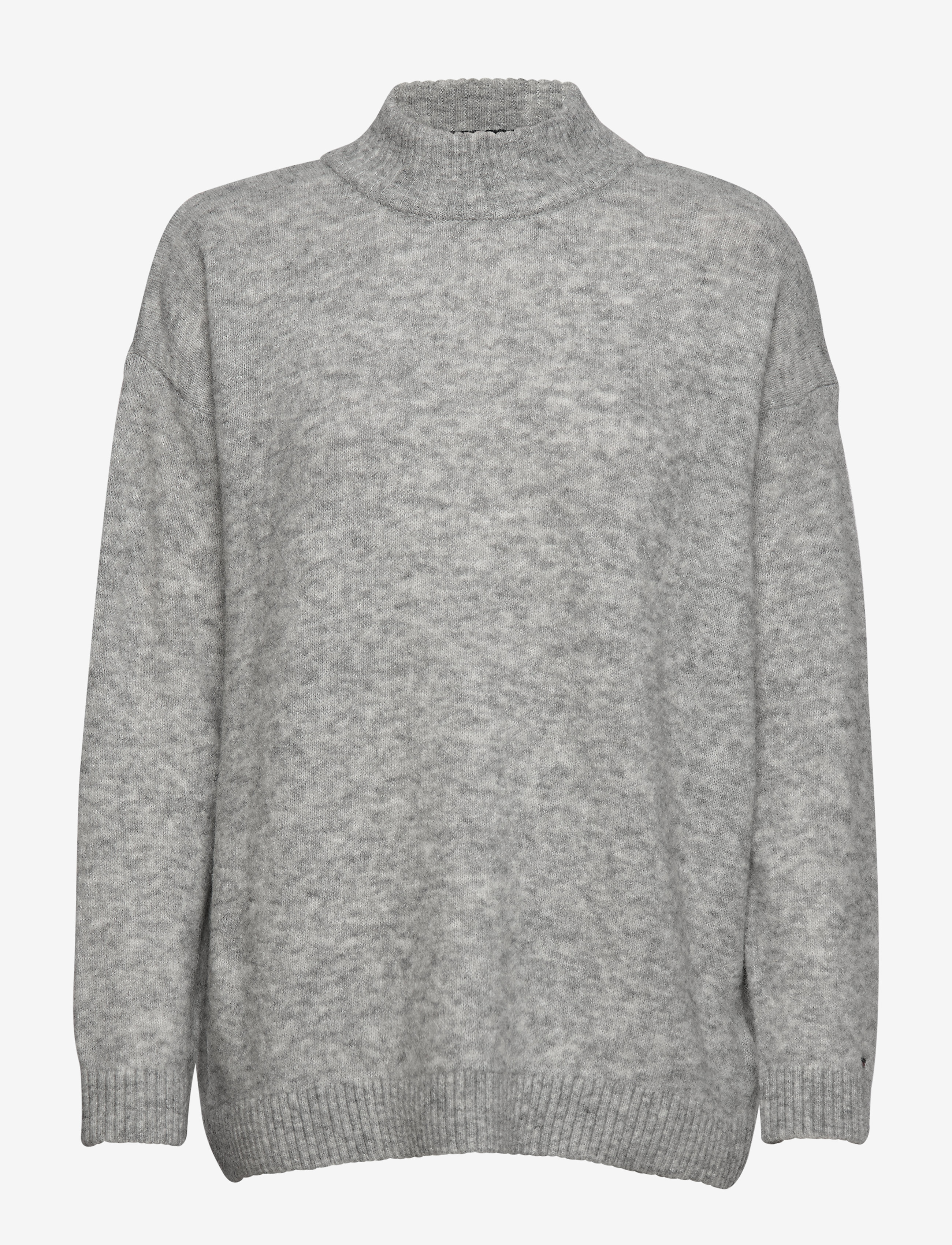 Tommy Hilfiger - NEW MAKAYLA MOCK-NK SWTR - light grey heather - 0