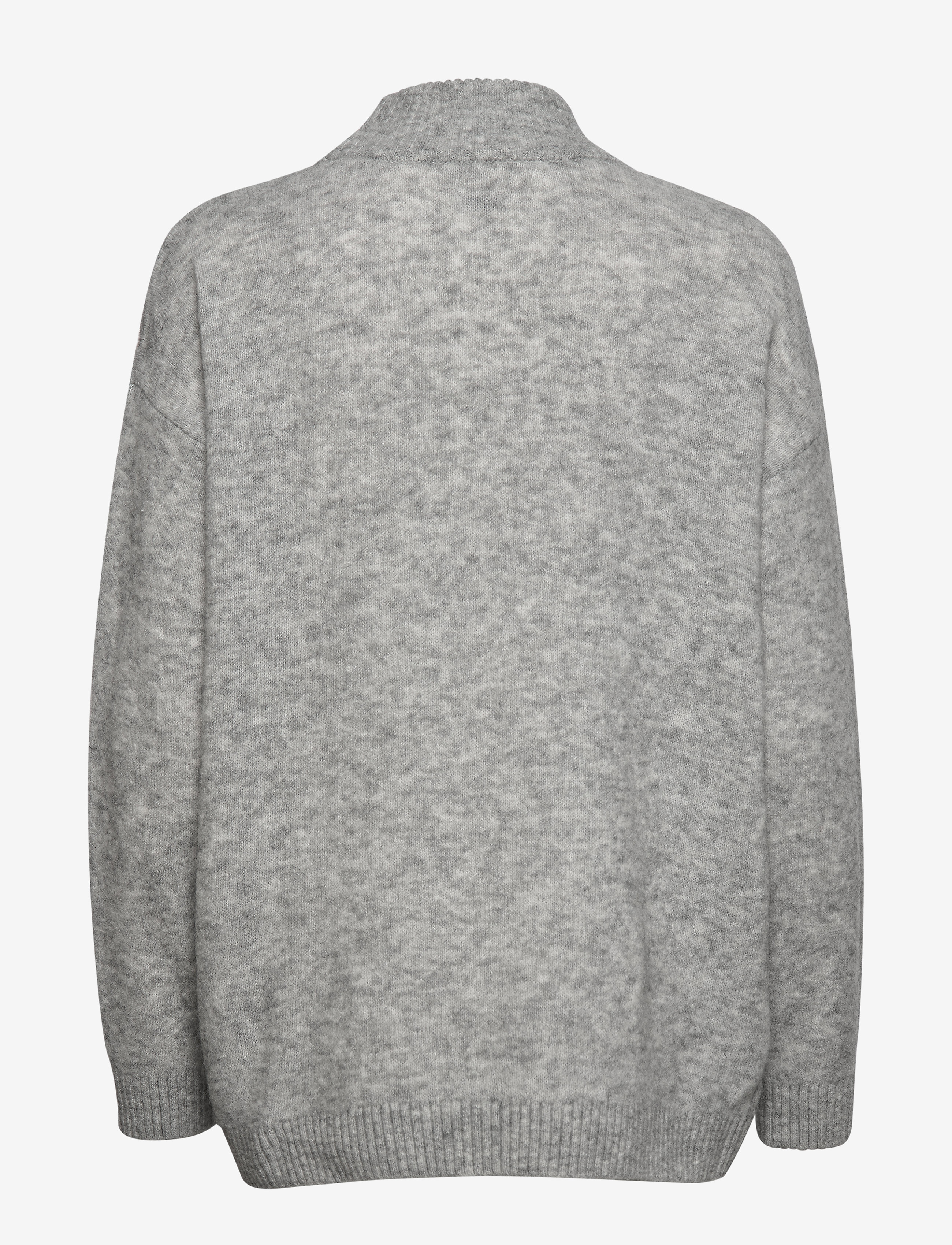 Tommy Hilfiger - NEW MAKAYLA MOCK-NK SWTR - light grey heather - 1