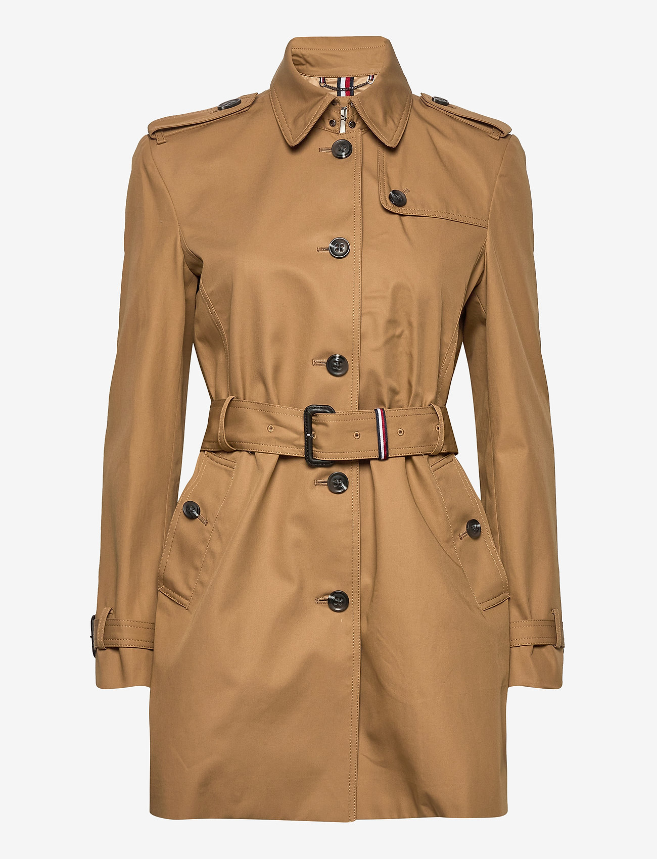 Tommy Hilfiger - SINGLE BREASTED TRENCH - countryside khaki - 0