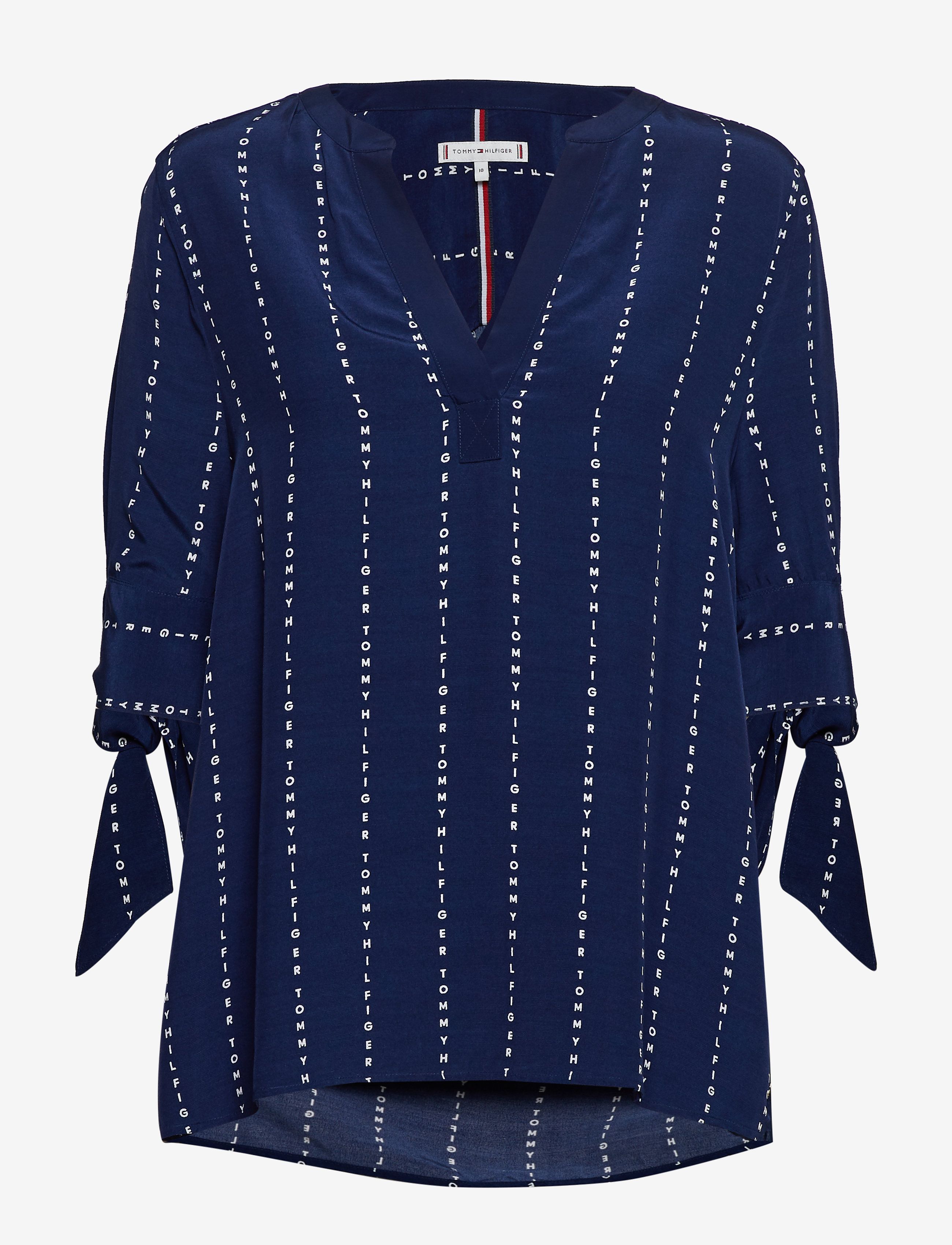 Tommy Hilfiger - FALLEEN BLOUSE 3/4 S - letter stp / medieval blue - 0