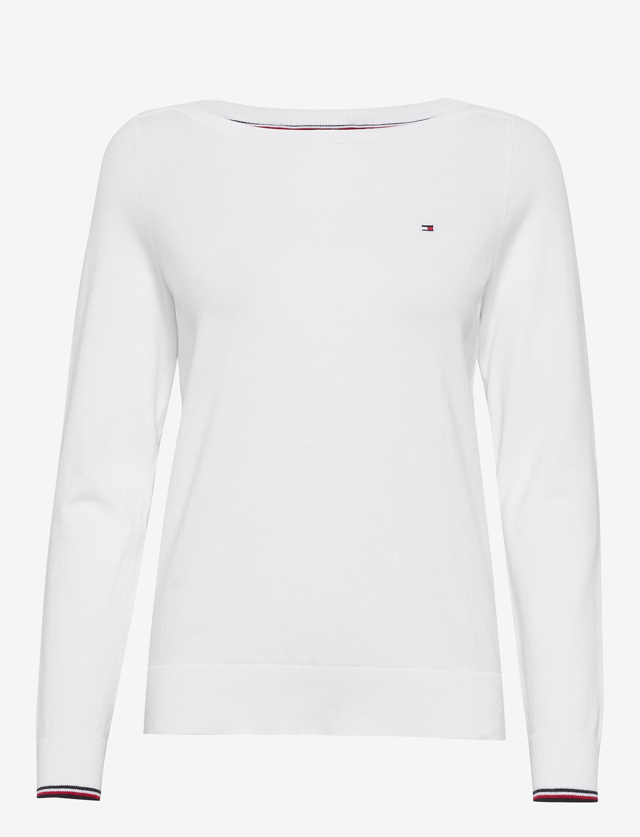 Tommy Hilfiger - BOAT NECK SWEATER - white - 0
