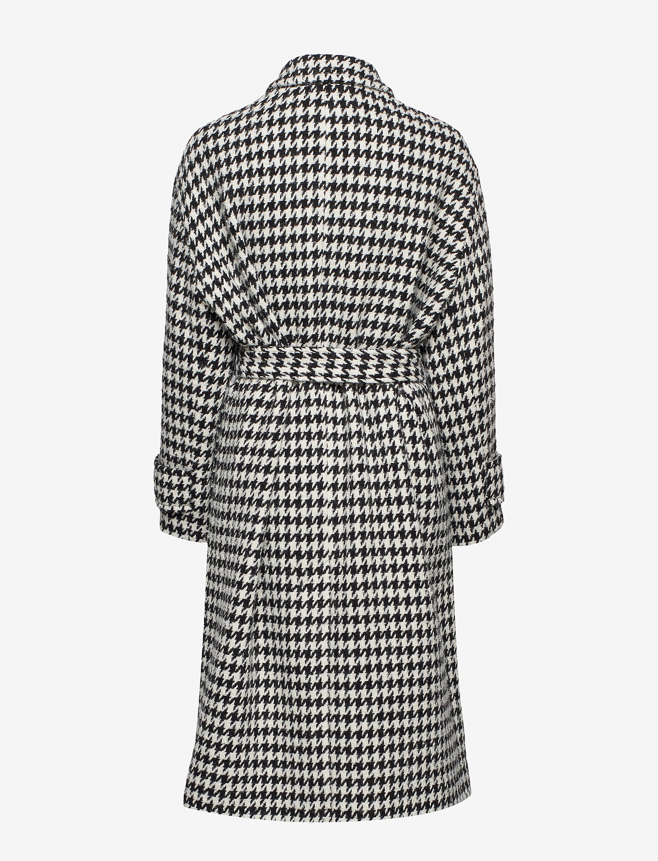 Tommy Hilfiger - NICO VISUAL WOOL BLEND COAT - black white houndstooth - 2