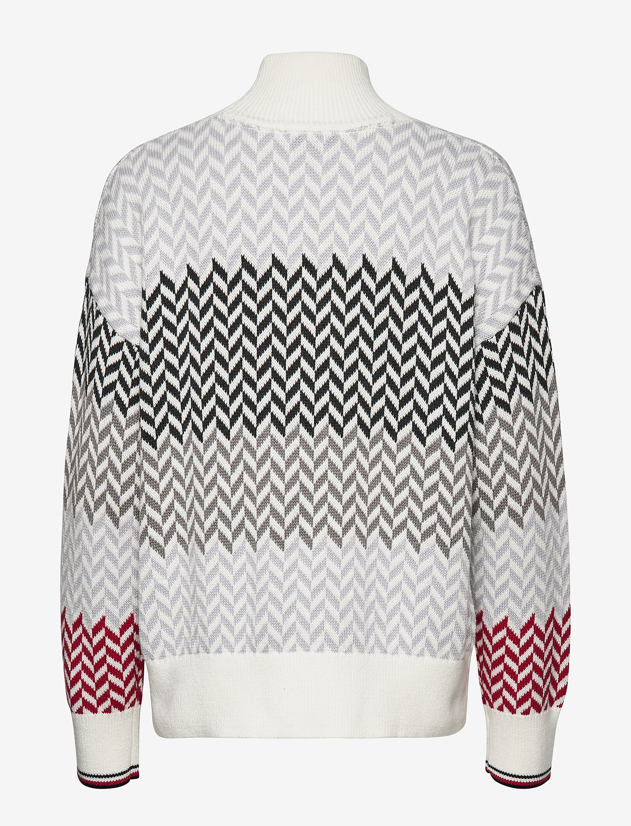 Tommy Hilfiger - SAIGE TURTLE-NK SWTR - geo fair isle white - 1