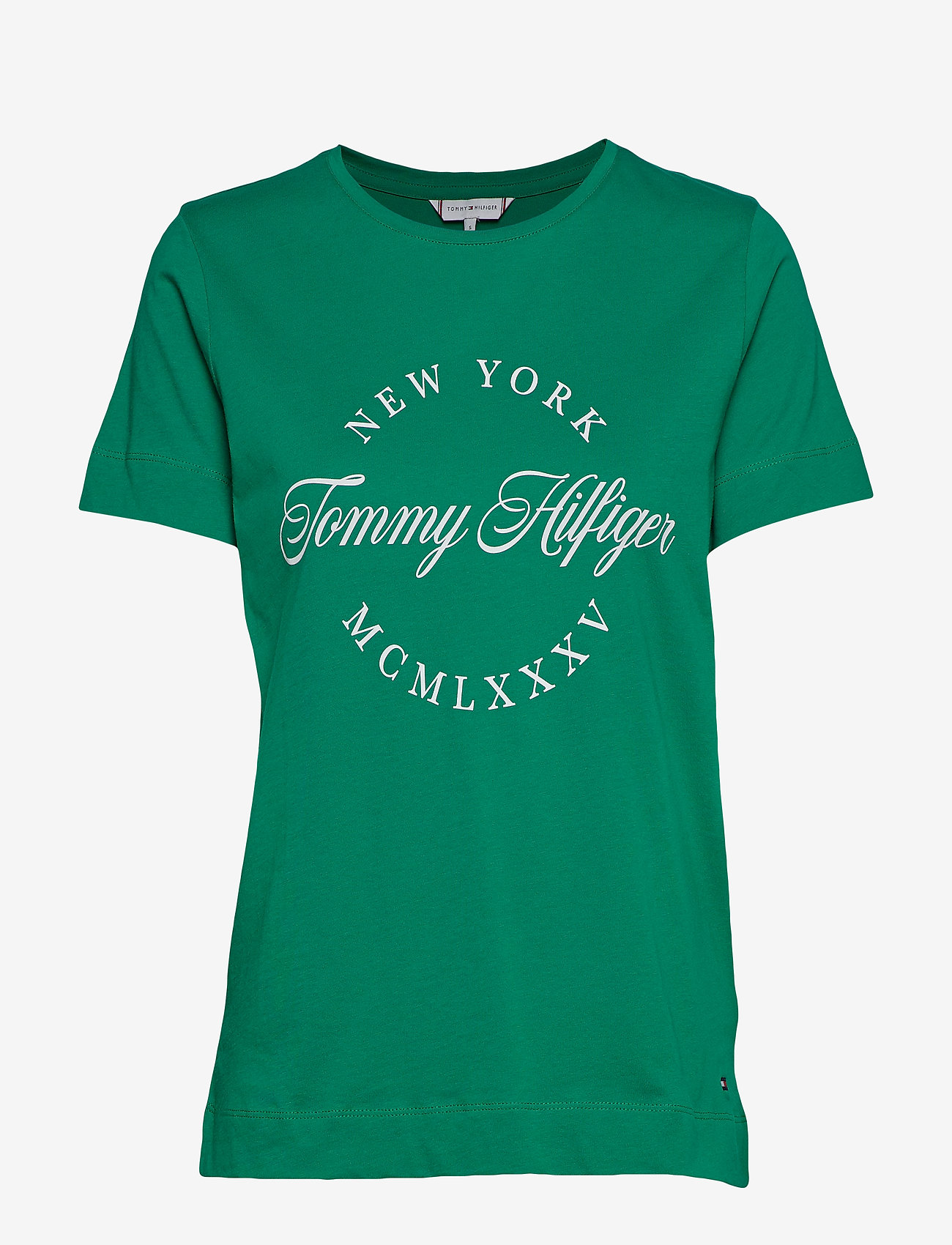 Tommy Hilfiger - LIVIA C-NK TEE SS - ultramarine green - 0