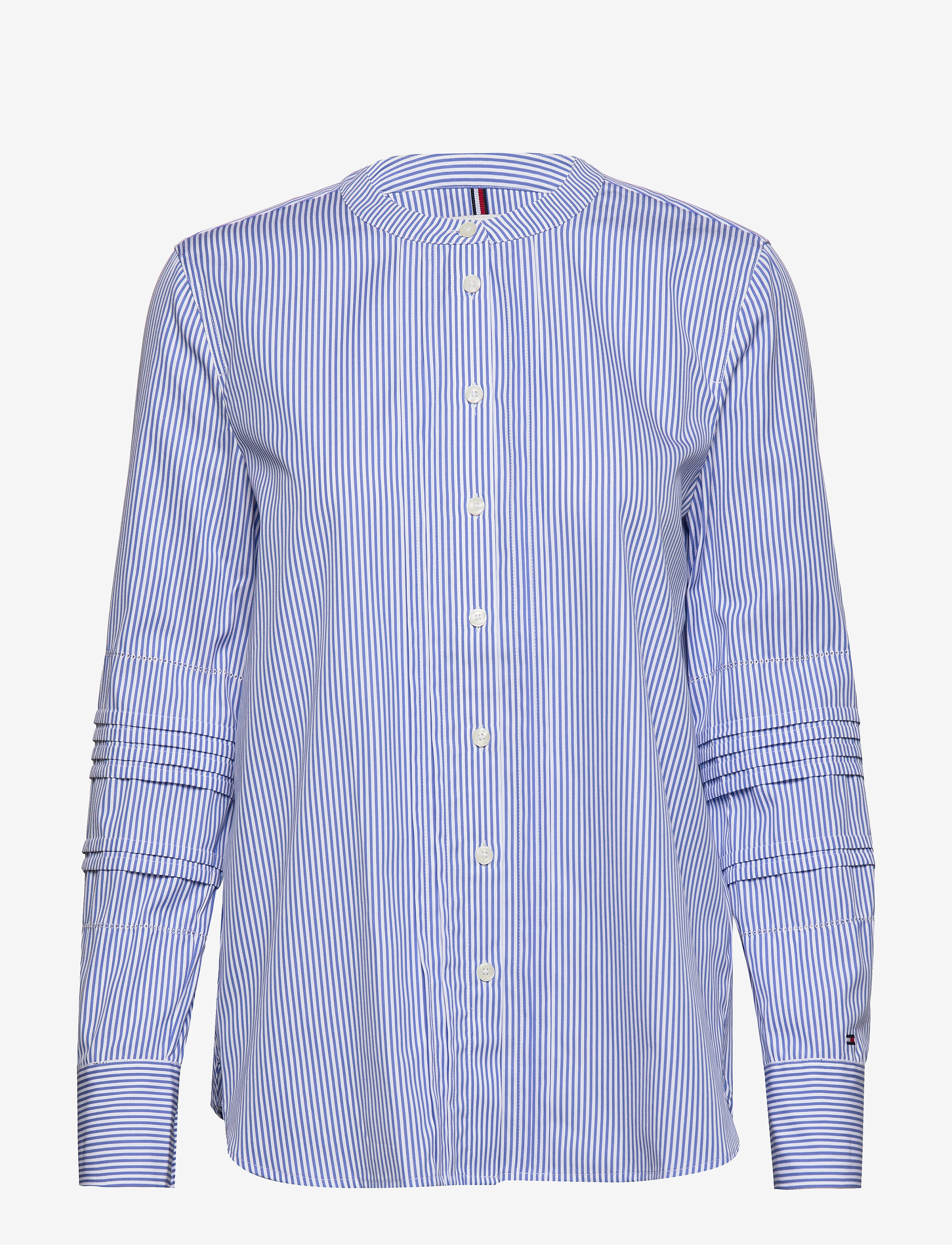 Tommy Hilfiger - ARRY PLEAT SHIRT LS W3 - we stp ultra marine - 0