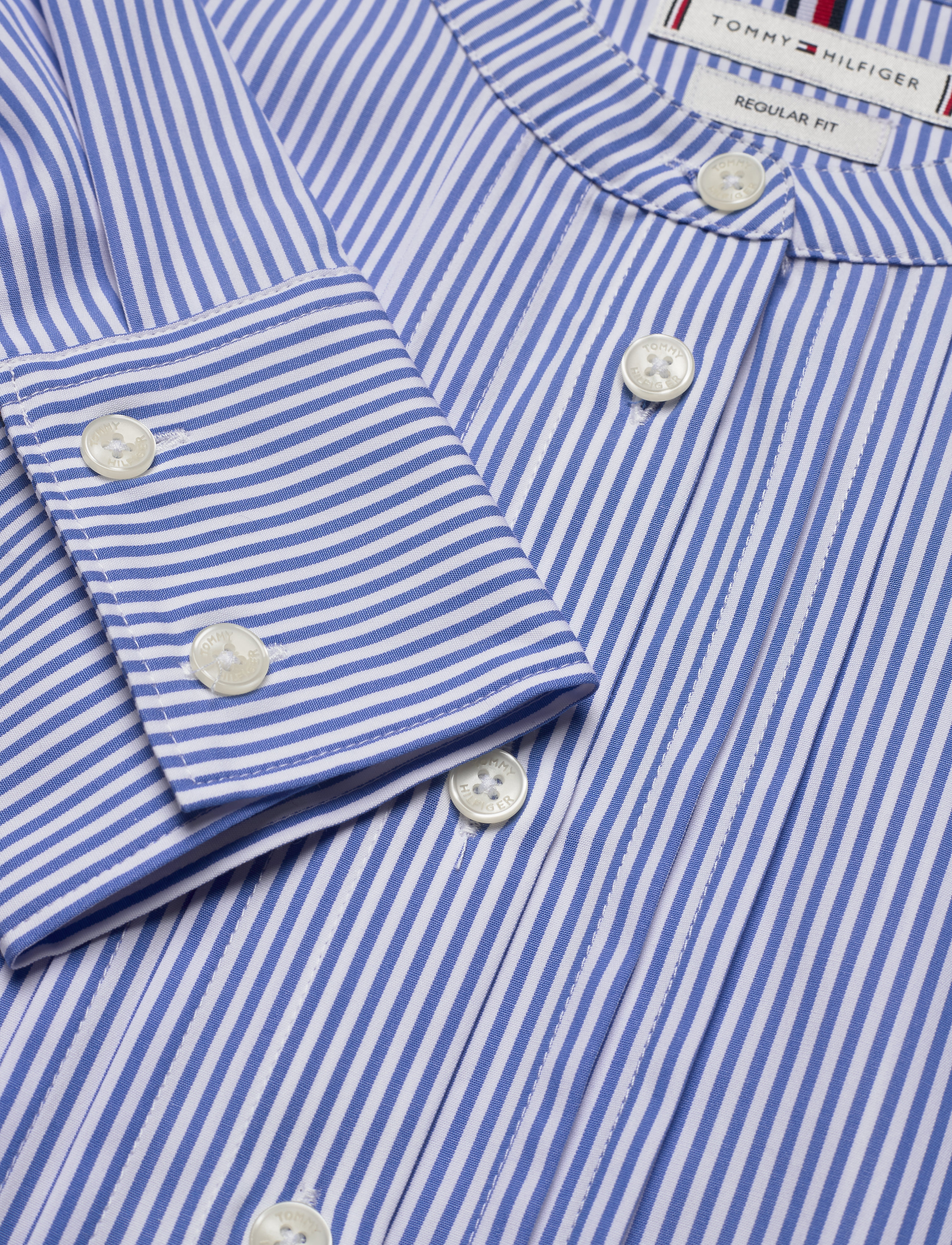 Tommy Hilfiger - ARRY PLEAT SHIRT LS W3 - we stp ultra marine - 2