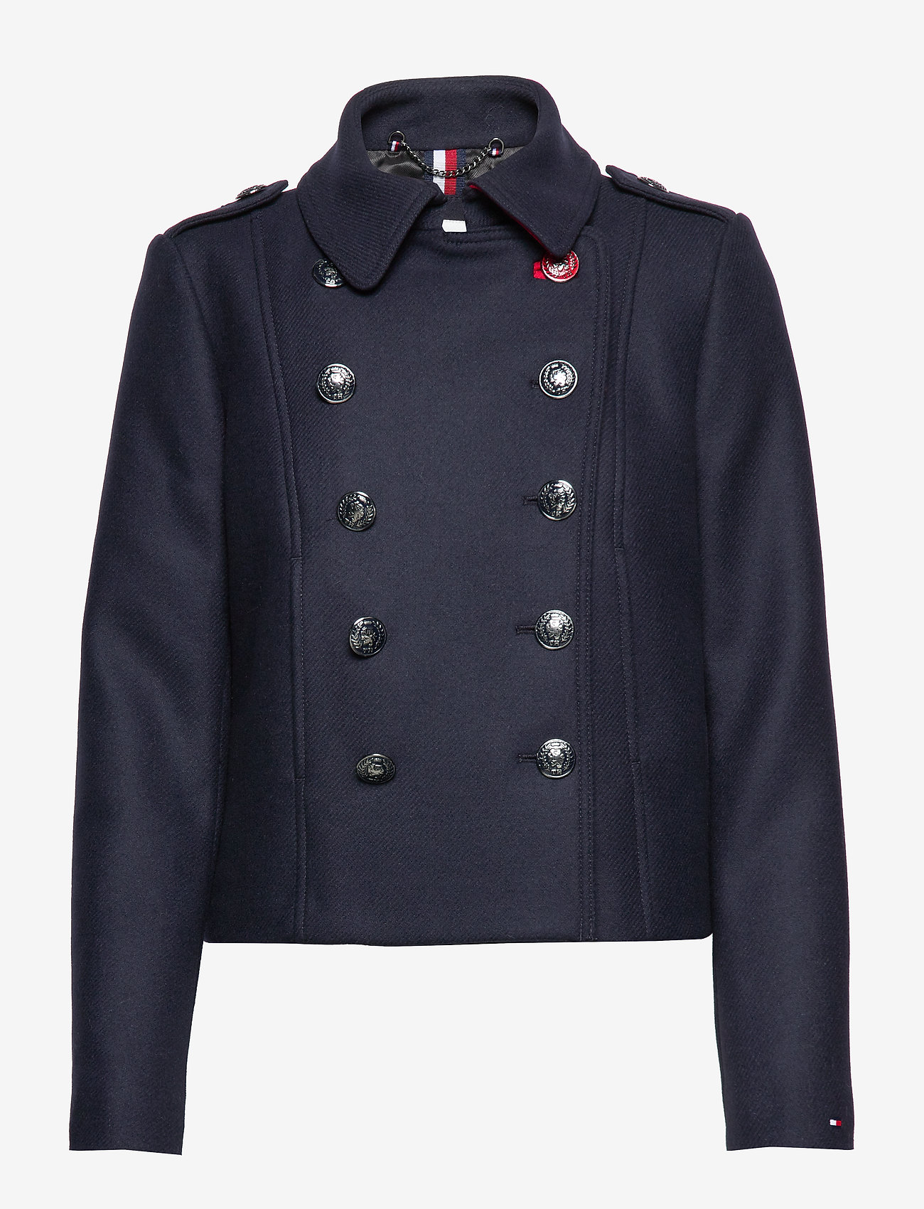 Tommy Hilfiger - BELLE WOOL BLEND DB UTILITY JKT - desert sky - 1