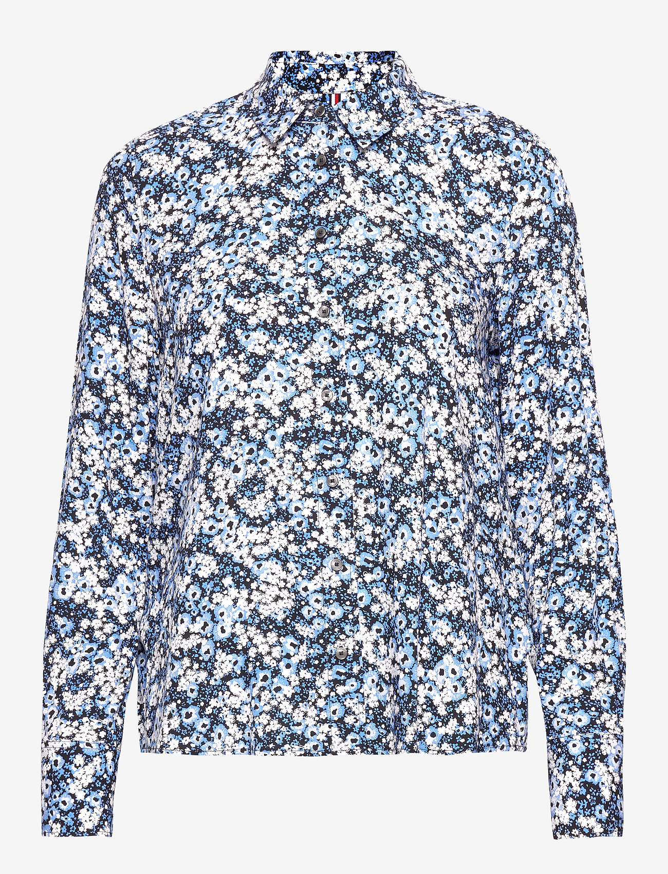 Tommy Hilfiger - DANEE BLOUSE LS - camofloral prt / desert sky - 0